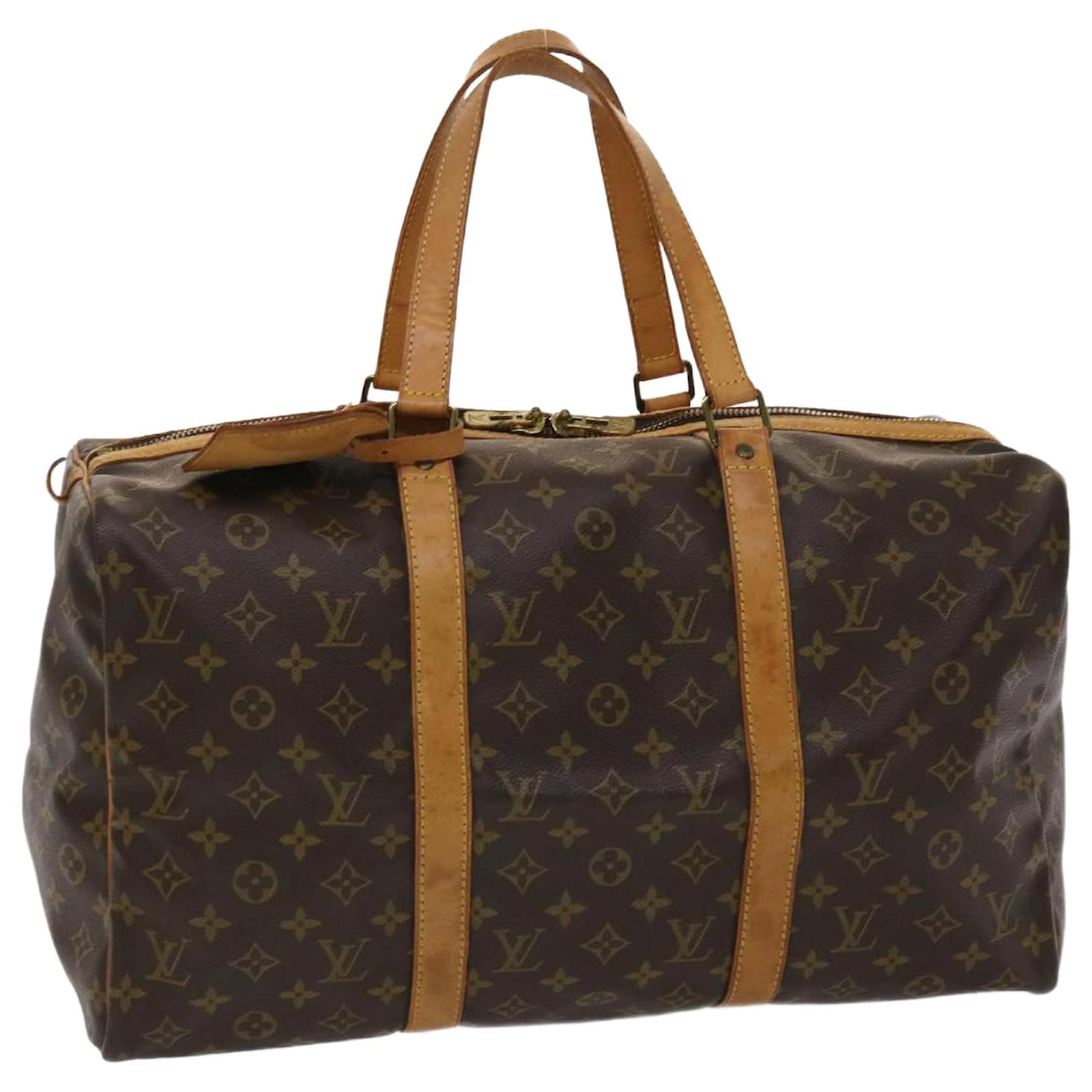 Louis Vuitton Monogram Sac Souple 45 Boston Bag M41624 LV Auth ki3129 Cloth  ref.980124 - Joli Closet
