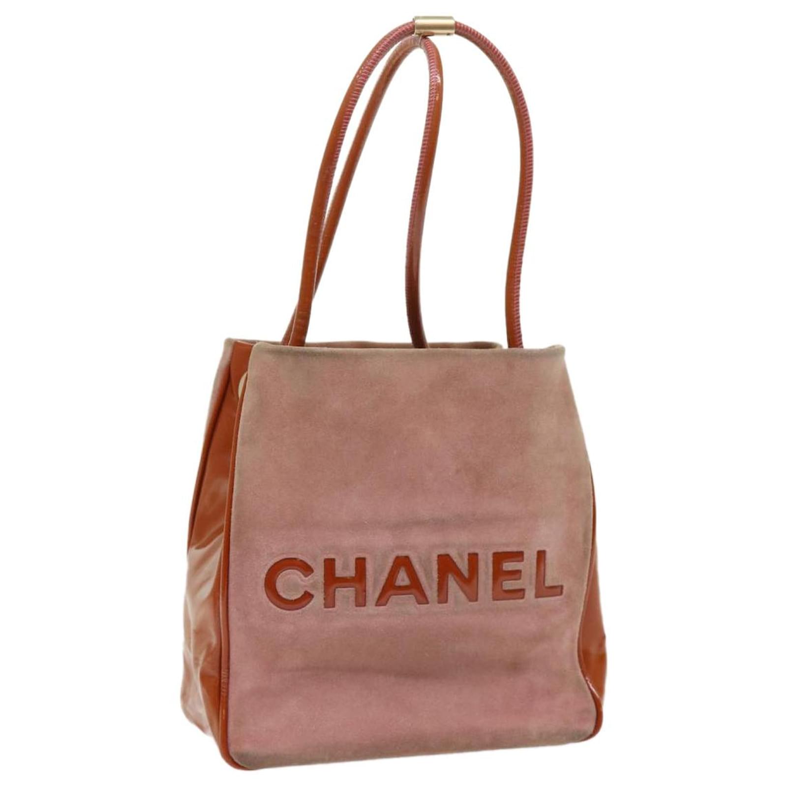 CHANEL Shoulder Bag Suede Pink CC Auth bs6446 ref.980156 - Joli Closet