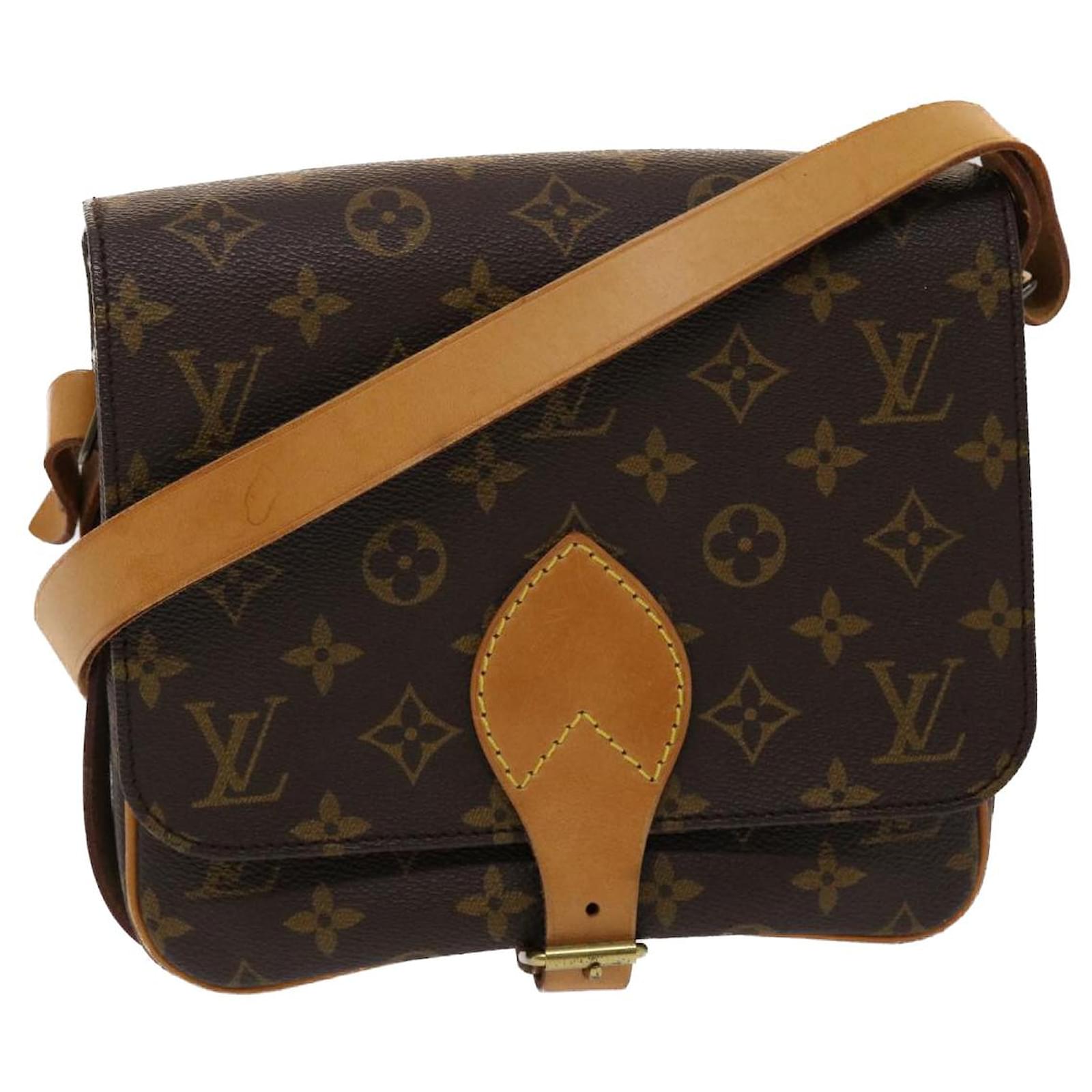 Louis Vuitton Vintage - Monogram Cartouchiere MM Bag - Brown