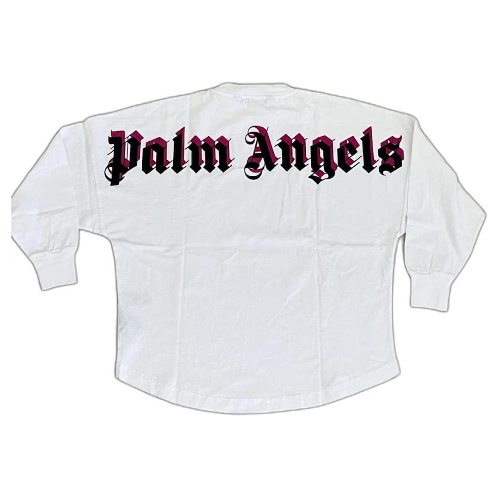 Palm Angels White Oversized T-Shirt