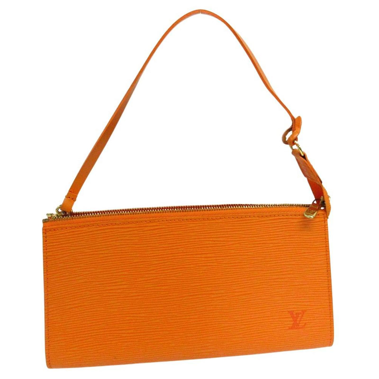 LOUIS VUITTON Mandarin Epi Leather Soufflot Bag, Luxury, Bags