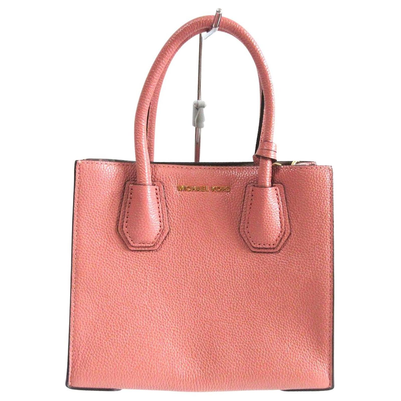 Michael Kors Mercer Pink Leather ref.980677 - Joli Closet