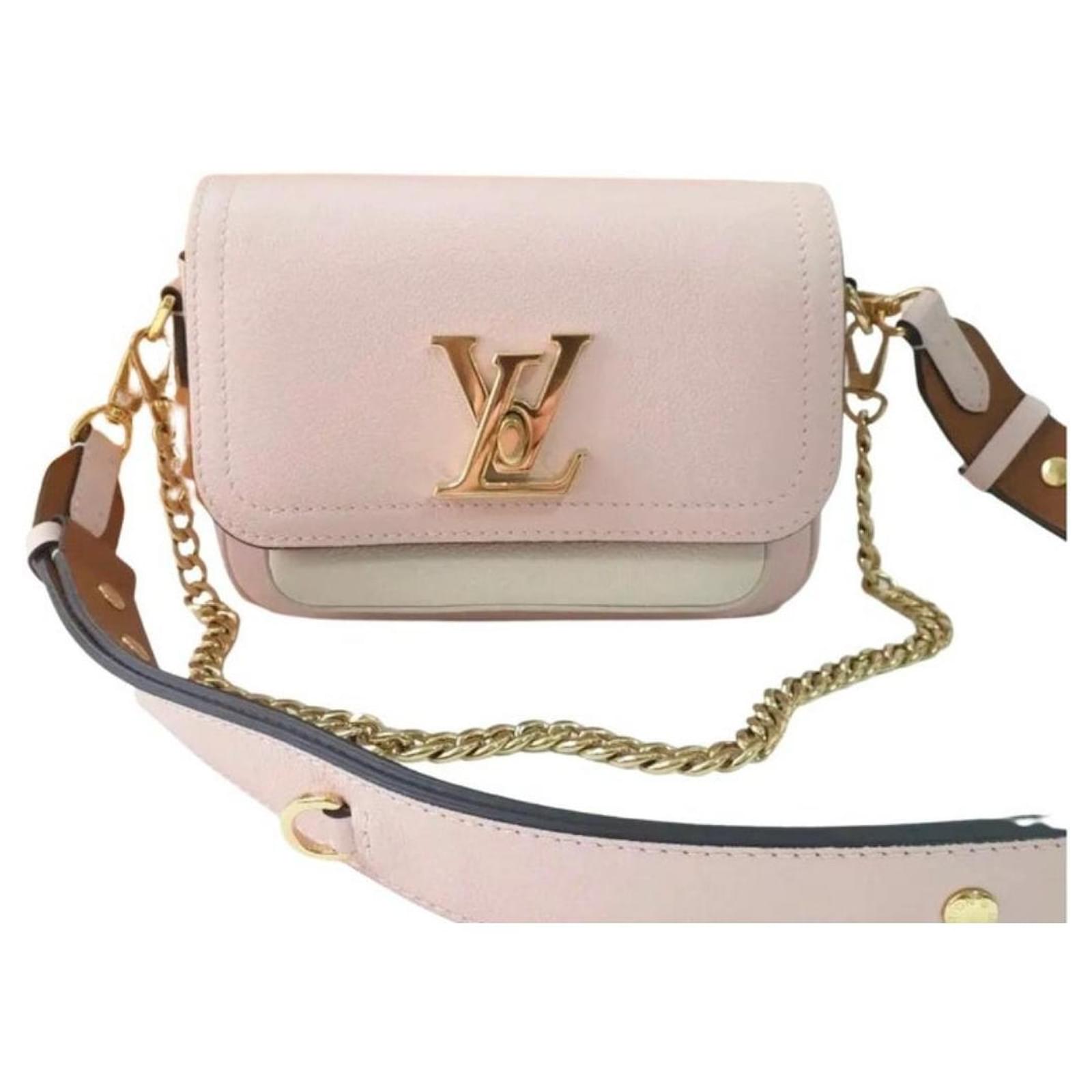 Louis Vuitton Lockme Tender Leather Handbag