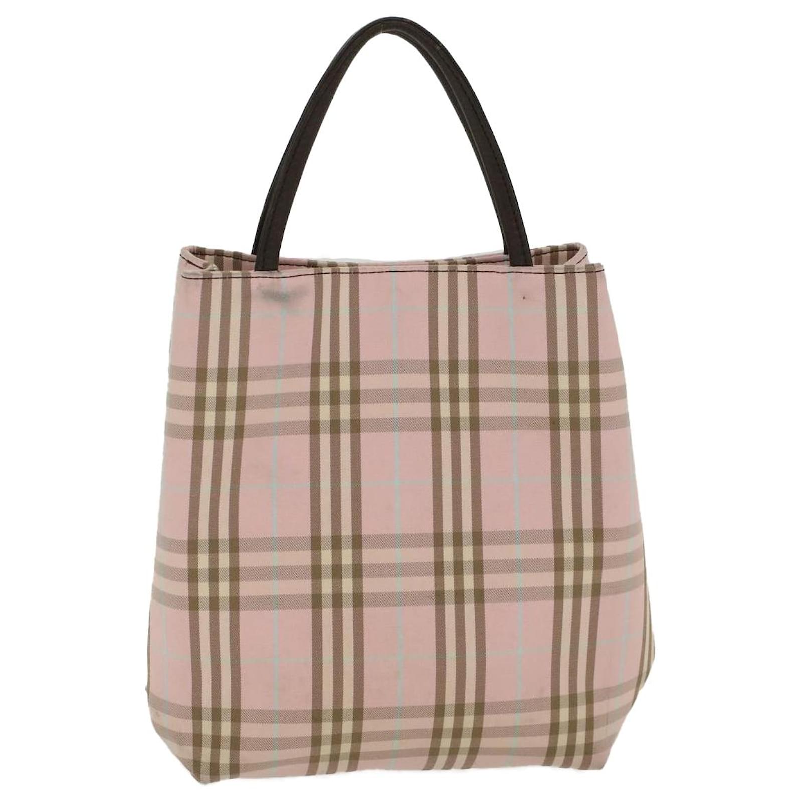 Burberry, Bags, Vintage Burberry Pink Nova Check Mini Bag