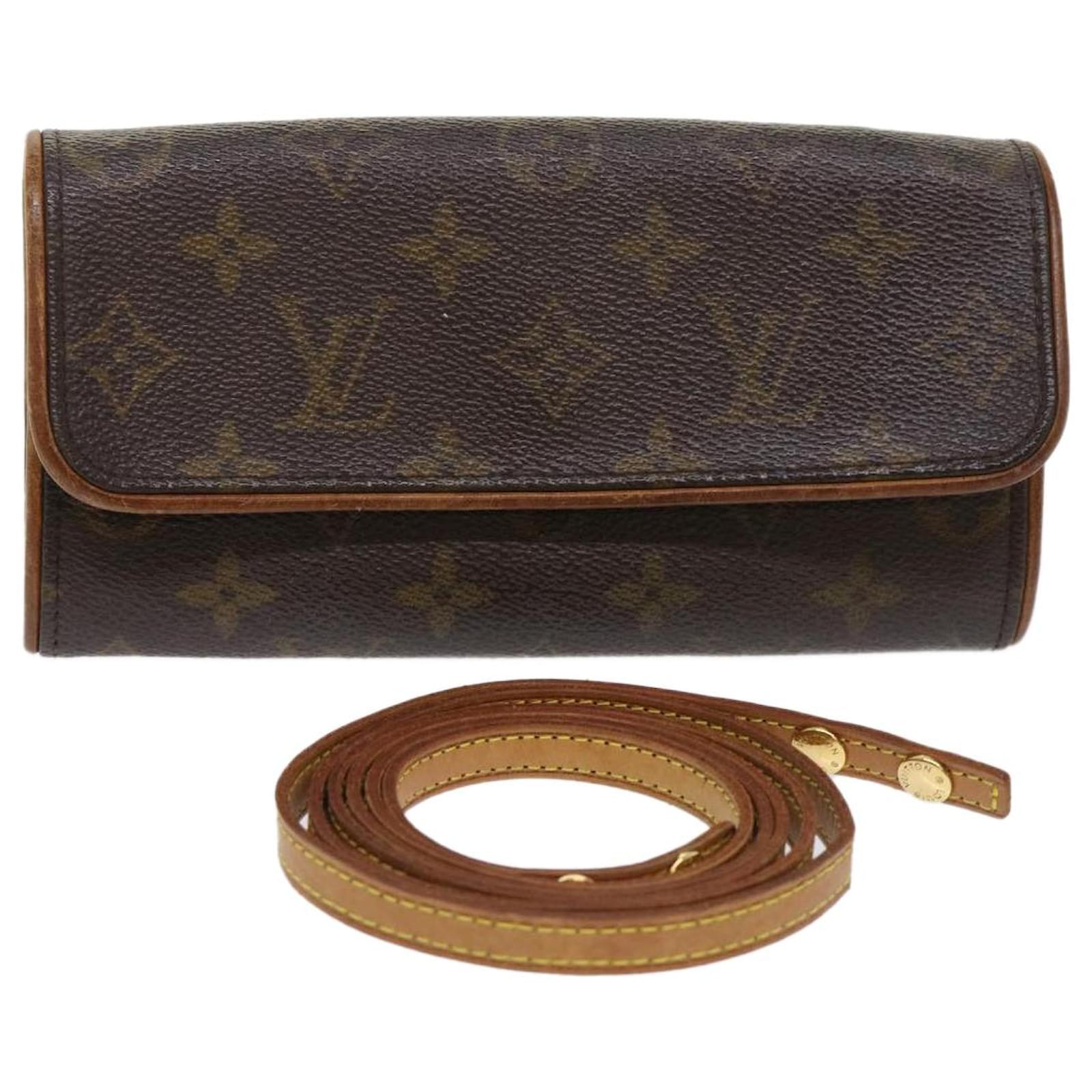 LOUIS VUITTON Monogram Pochette Twin PM Crossbody Bag