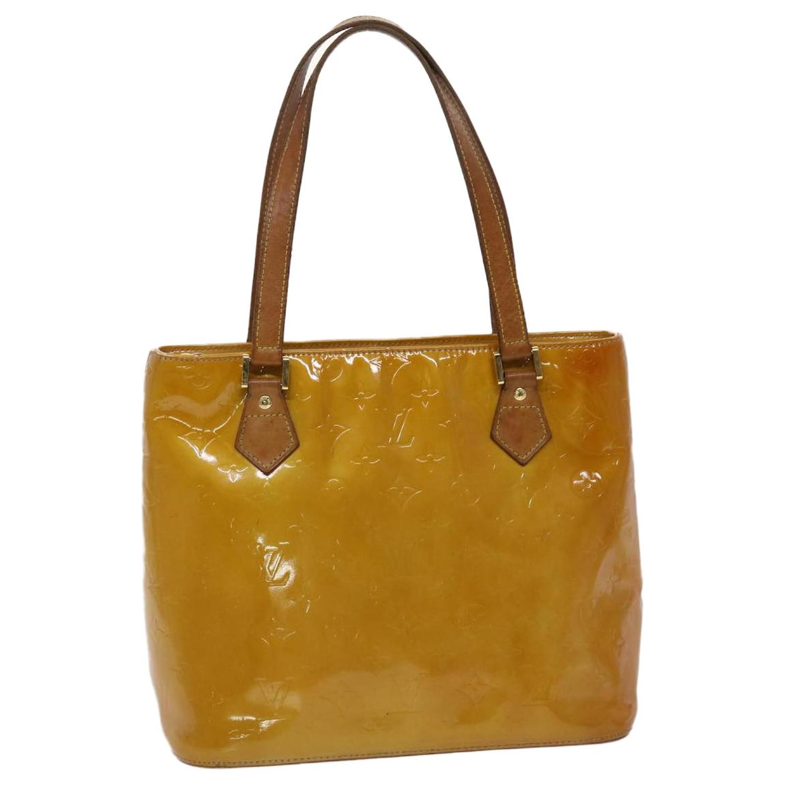 Louis Vuitton Vintage - Vernis Houston Bag - Gold Brown - Vernis