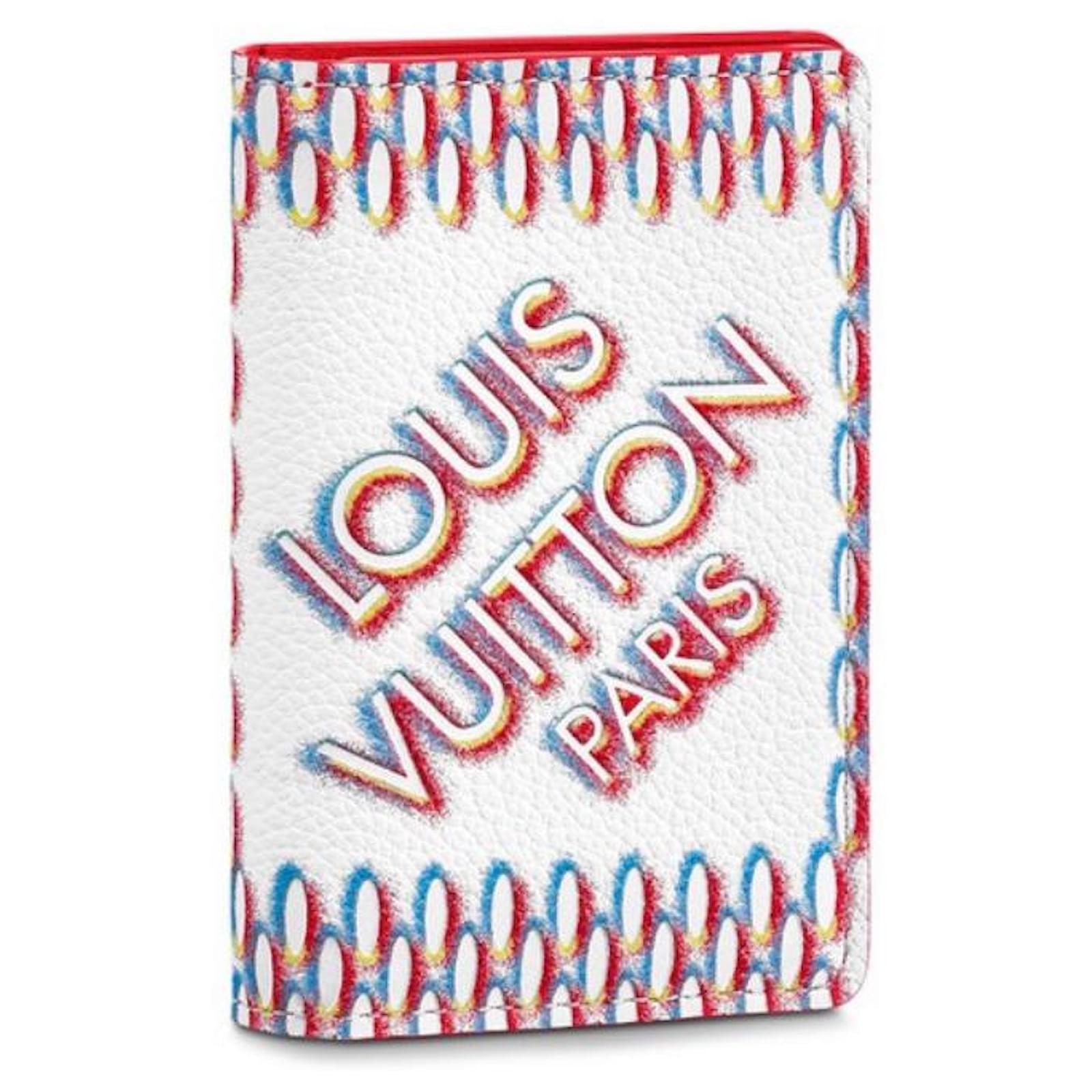 LOUIS VUITTON Monogram Upside Down Card ID Holder Pocket Organizer
