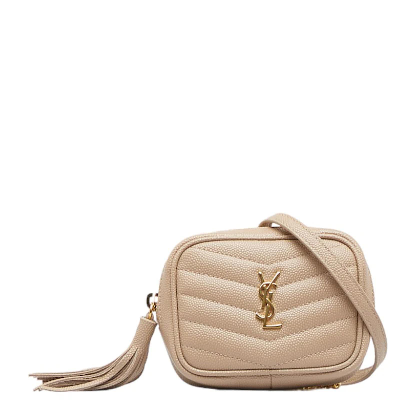 Saint Laurent Monogram Blogger Crossbody Bag  Saint laurent purse, Beige shoulder  bags, Crossbody bag