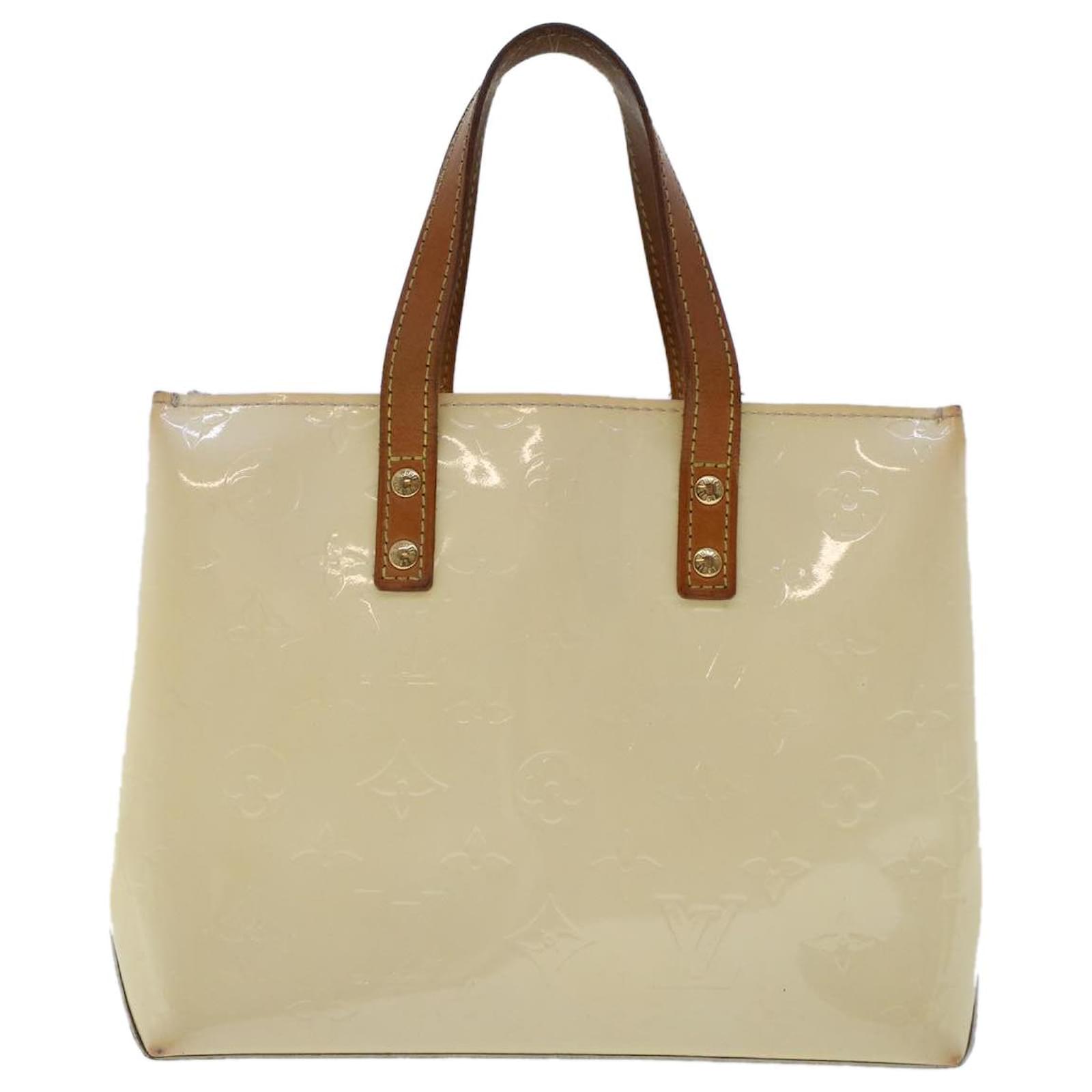 Louis Vuitton Reade handbag in beige monogram patent leather and natural  leather