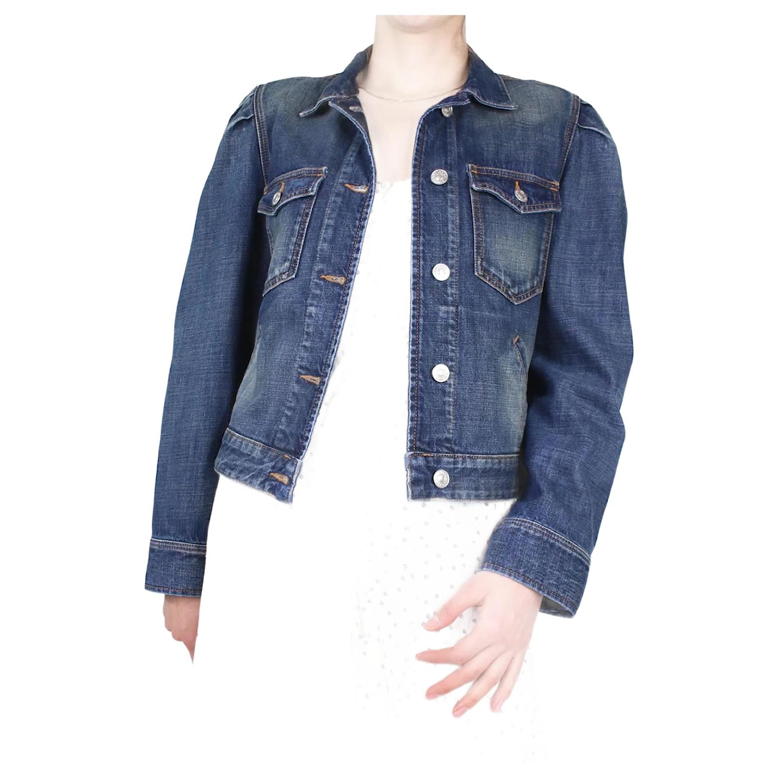 Isabel Marant Etoile Blue denim jacket - size FR 34 Cotton ref