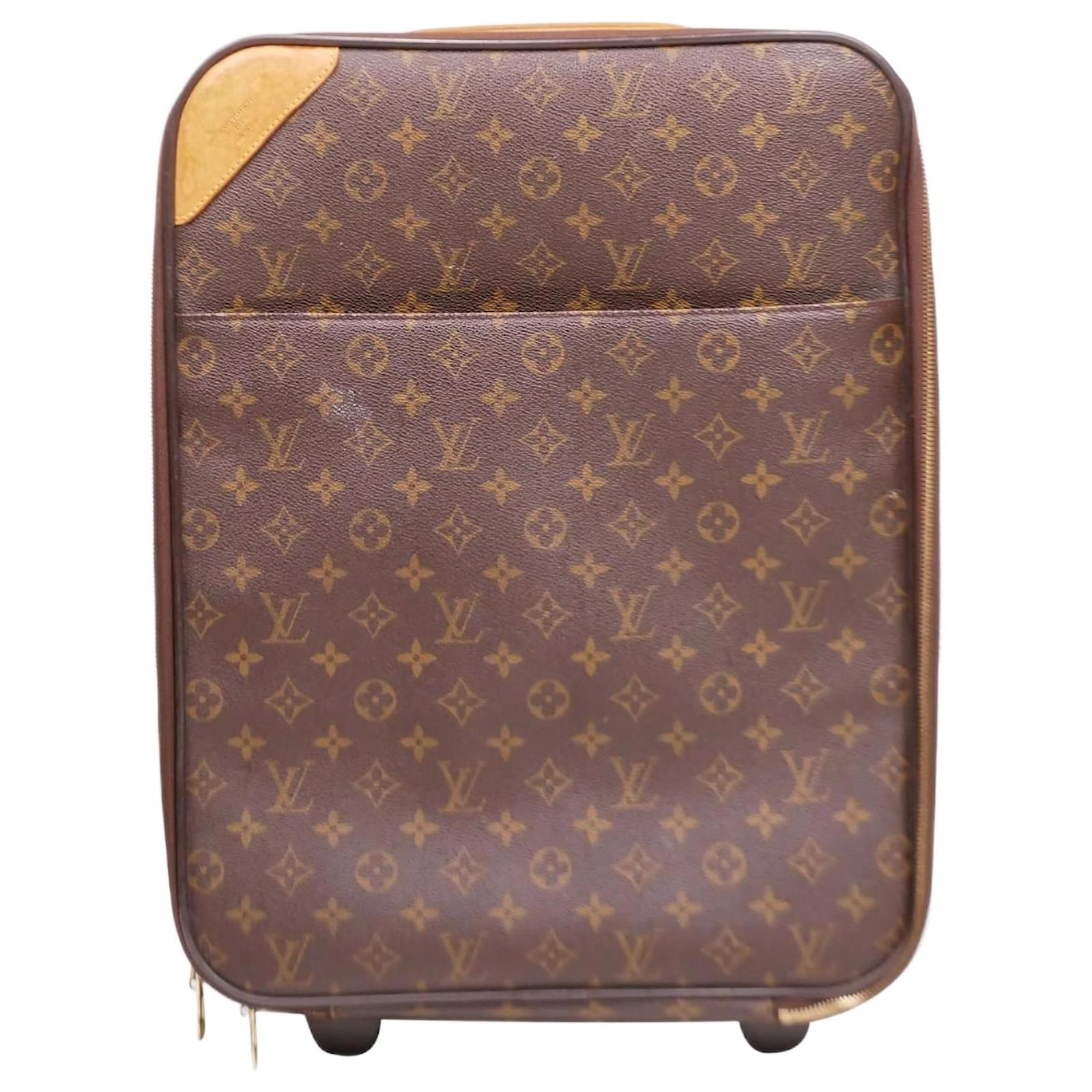 Louis Vuitton Brown 2004 Monogram Pegase Trolley case Cloth ref.983965 -  Joli Closet