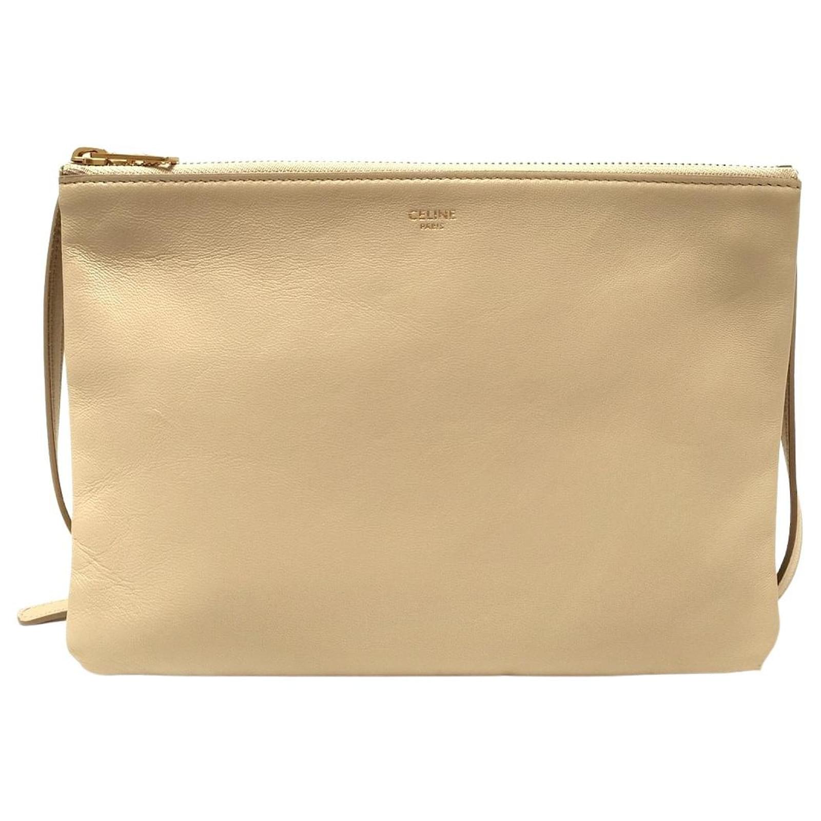 Céline Trio Beige Leather ref.984718 - Joli Closet