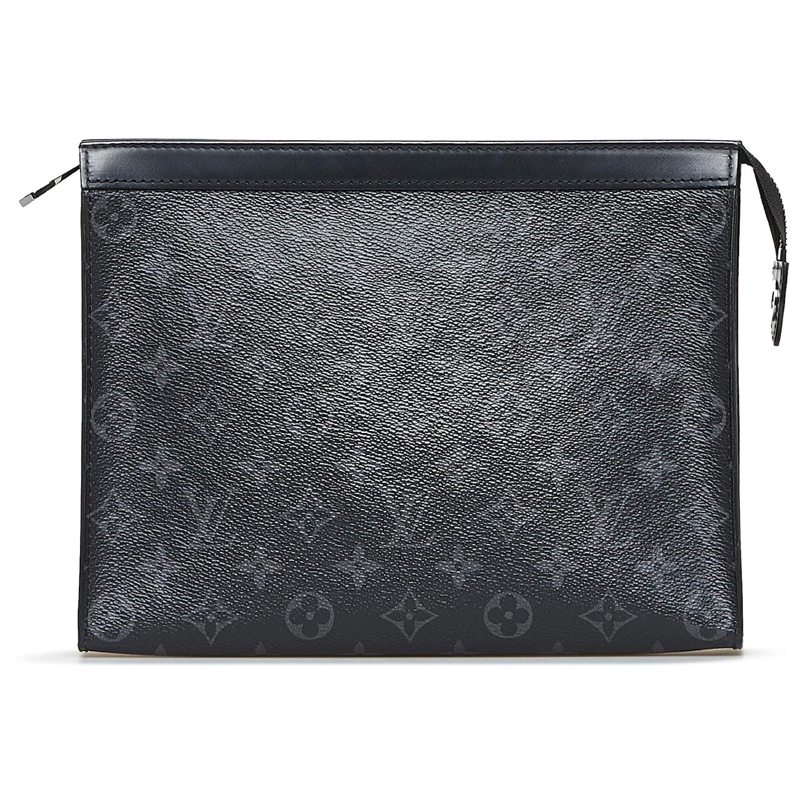 Louis Vuitton Pochette Voyage Canvas Clutch Bag (pre-owned) in
