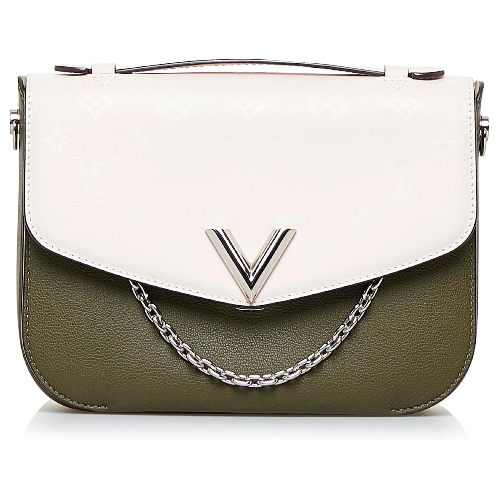 Pre-owned Louis Vuitton 2018 Glaze Monogram Messenger Bag In Brown