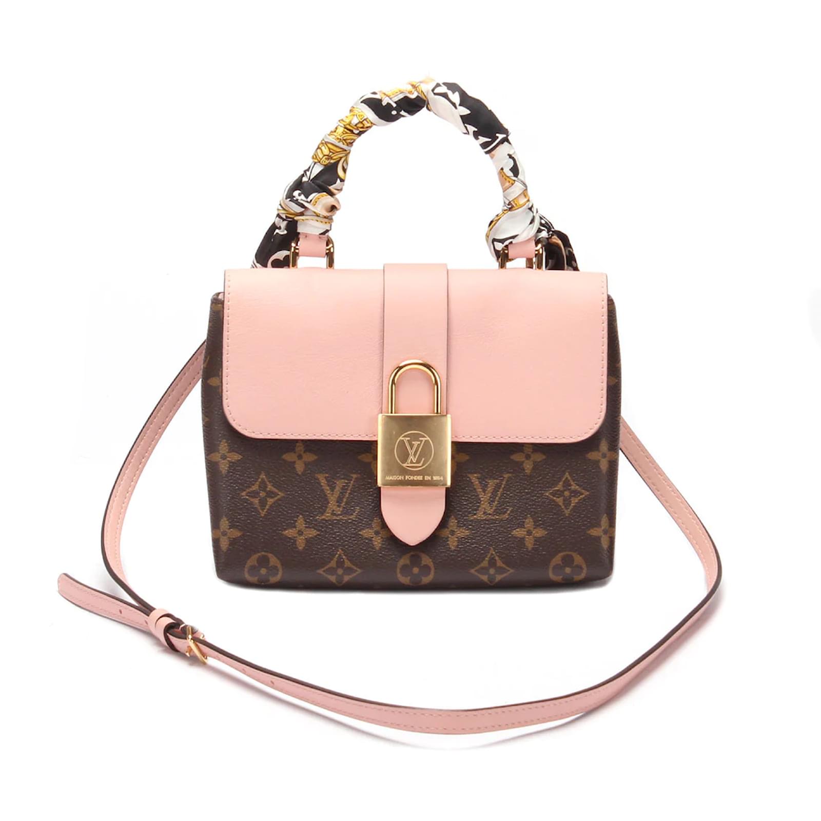 Louis Vuitton Monogram Locky BB Pink Cloth ref.985080 - Joli Closet