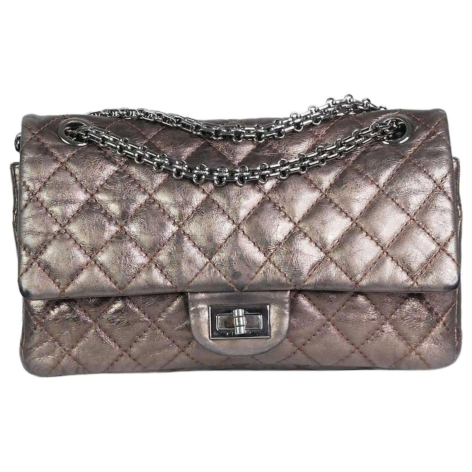 Chanel Reissue Double Flap Leather Shoulder Bag