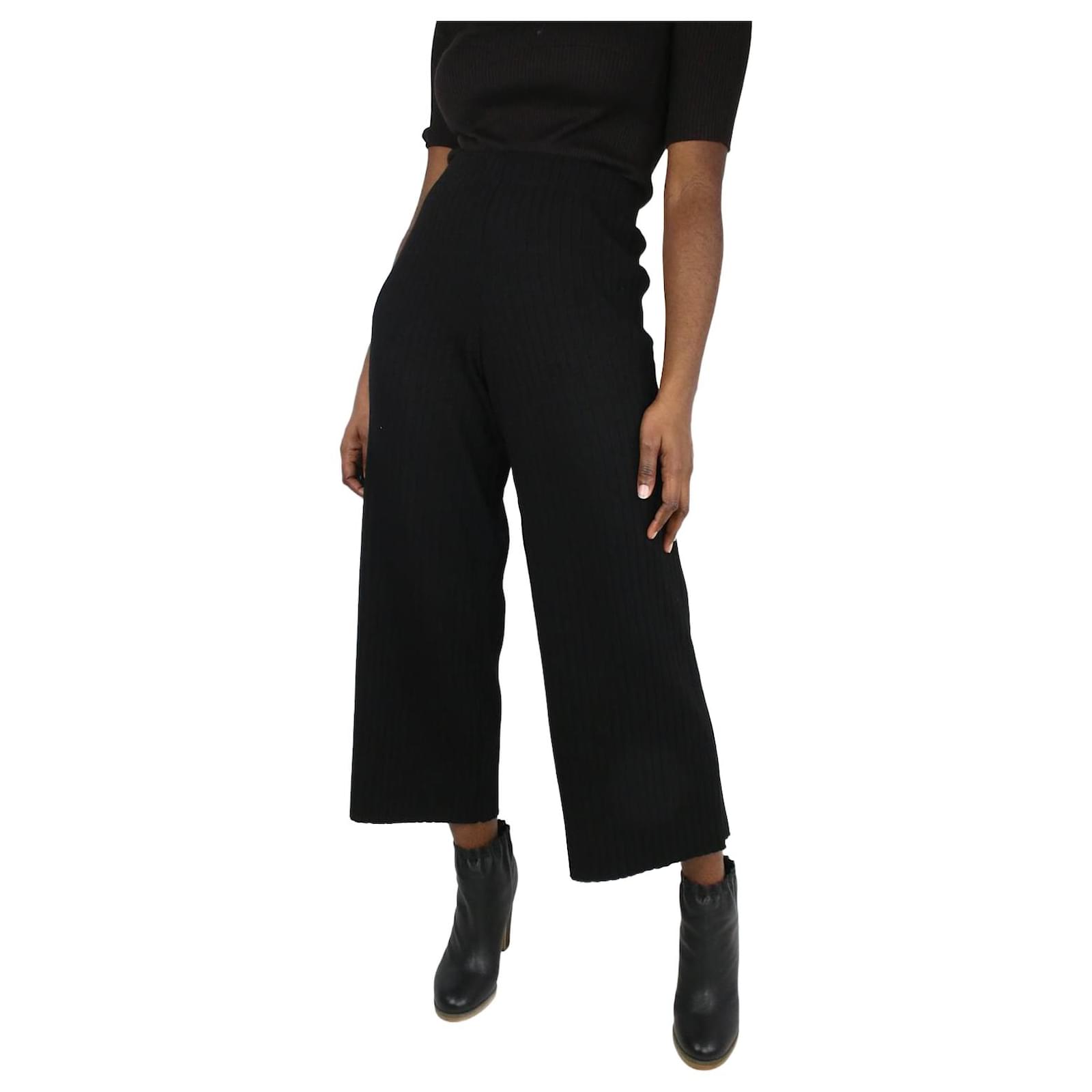 ESPRIT - Cropped trousers with elasticated leg cuffs at our online shop