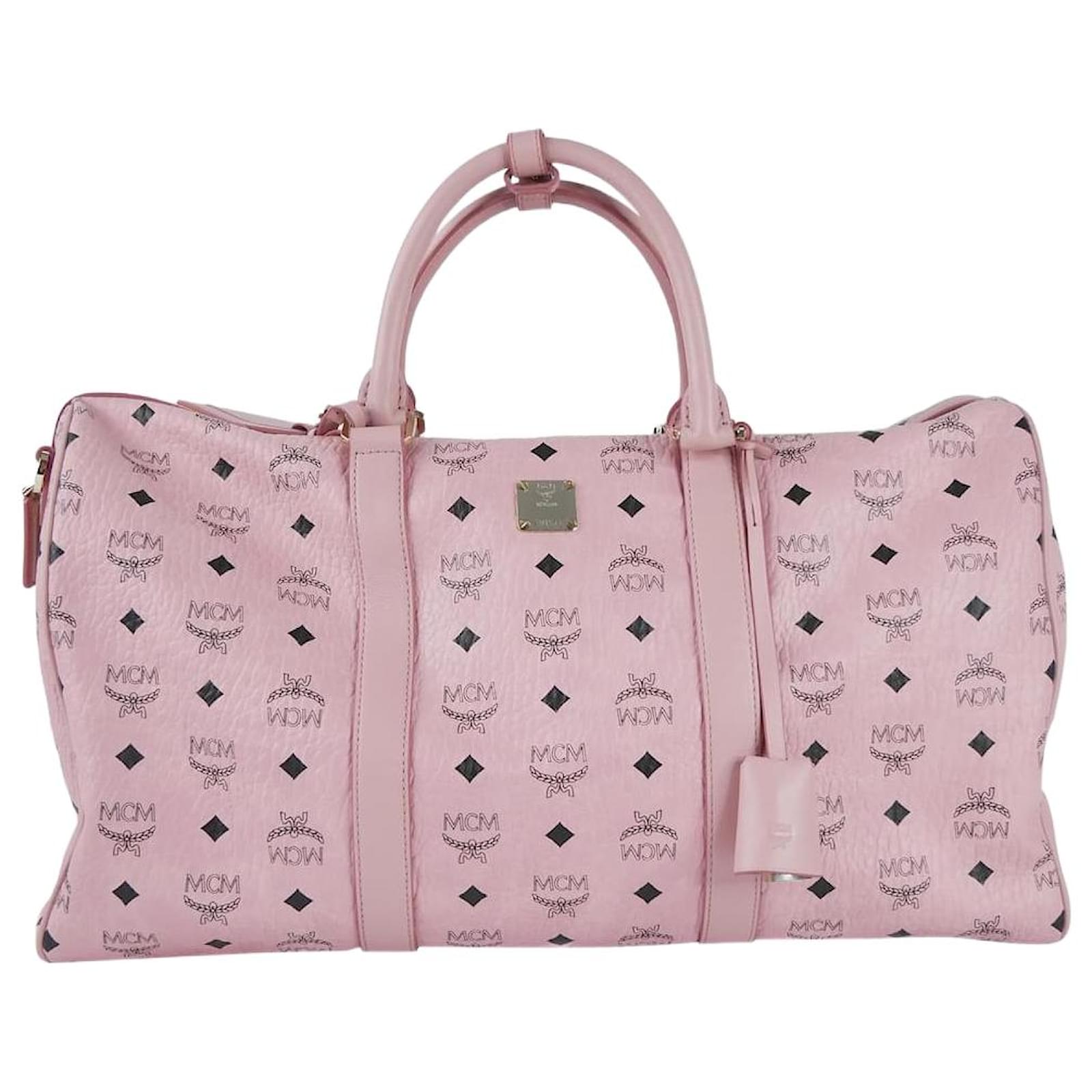MCM Pink Ottomar Weekender bag ref.986923 - Joli Closet