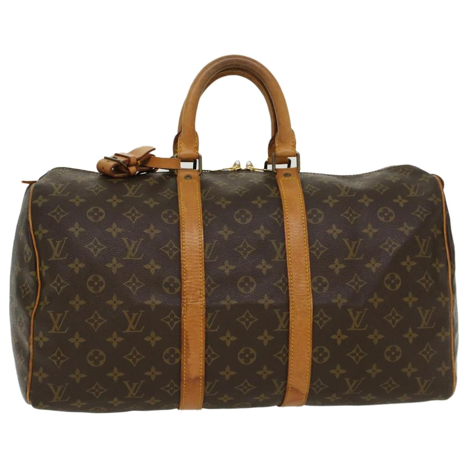Louis Vuitton Monogram Keepall 45 Boston Bag M41428 LV Auth 47087 Cloth  ref.987326 - Joli Closet