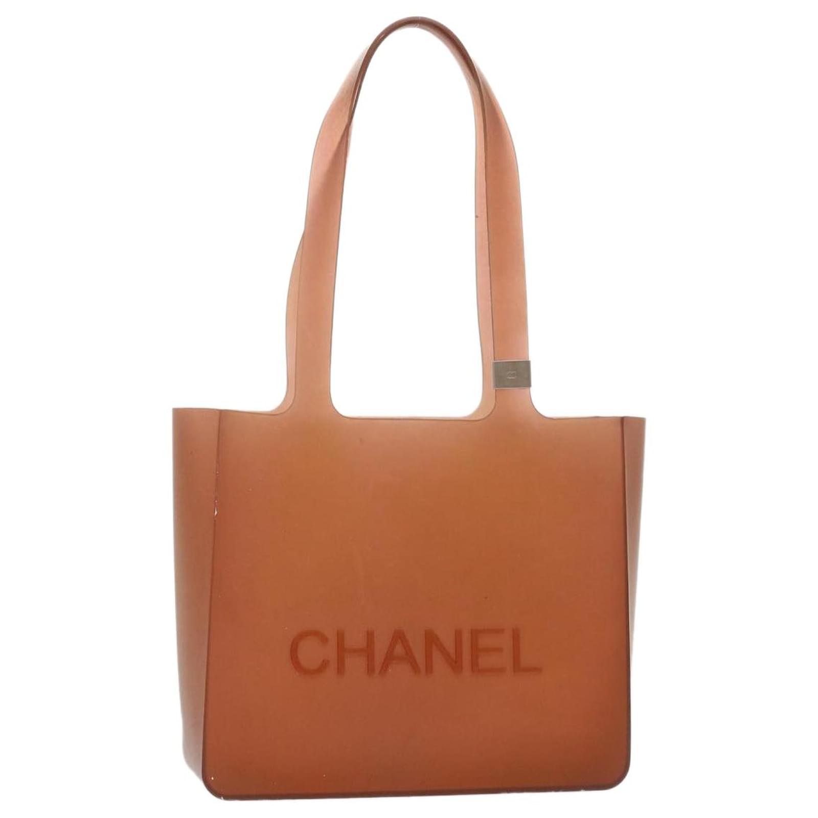 Chanel Chanel Pink Jelly Rubber Shoulder Tote Bag