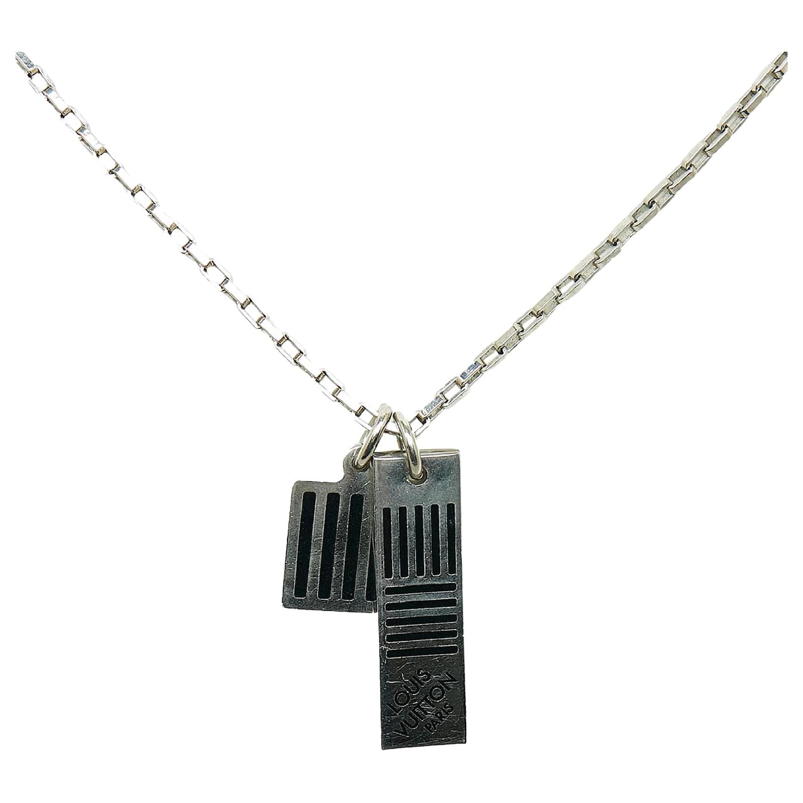 LOUIS VUITTON necklace EssentialV metal necklace M61083 gold ref