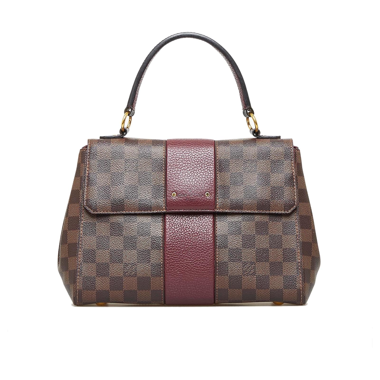 Louis Vuitton Brown Damier Ebene Bond Street Leather Cloth Pony-style  calfskin ref.987669 - Joli Closet