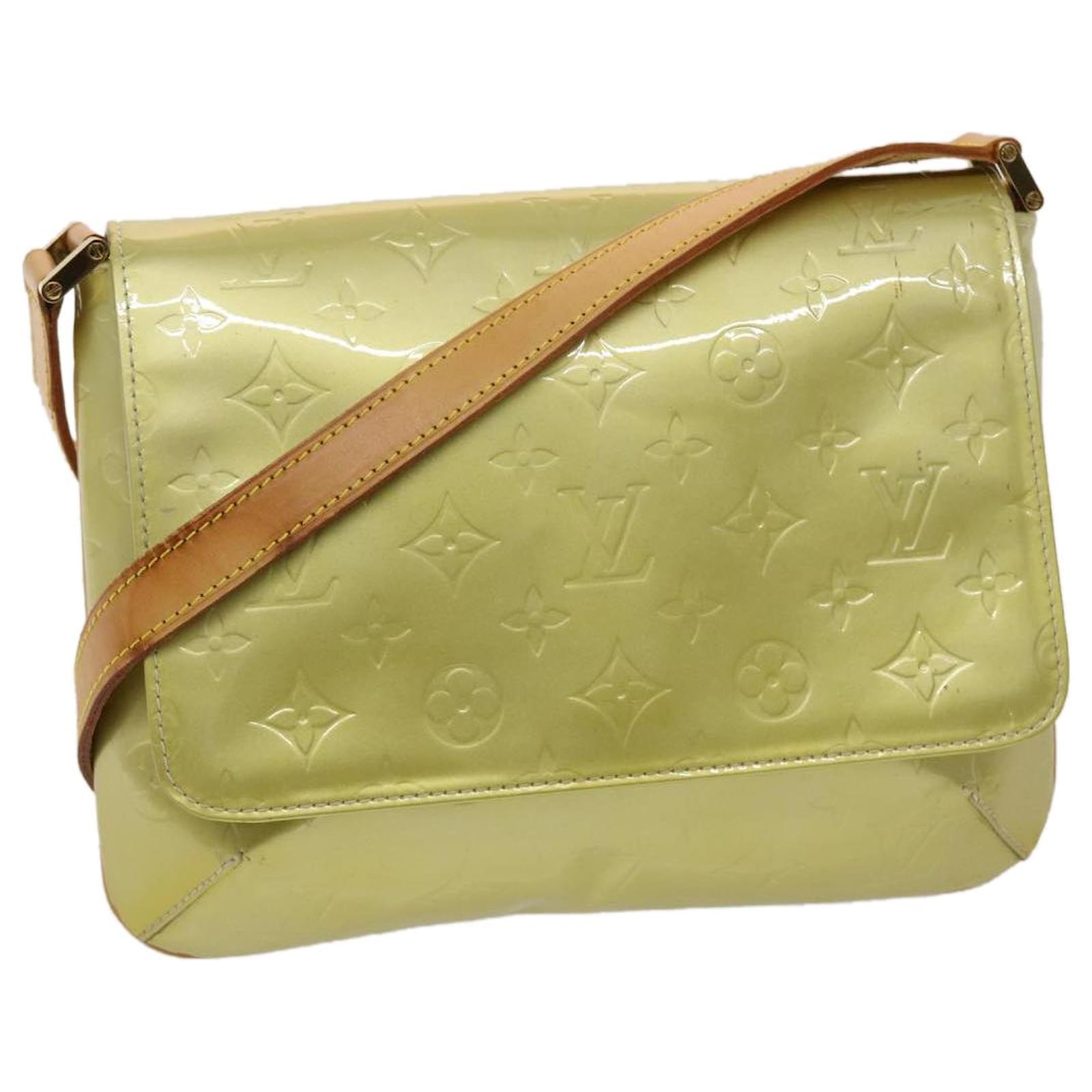 LOUIS VUITTON Beige Monogram Vernis Thompson Street Bag