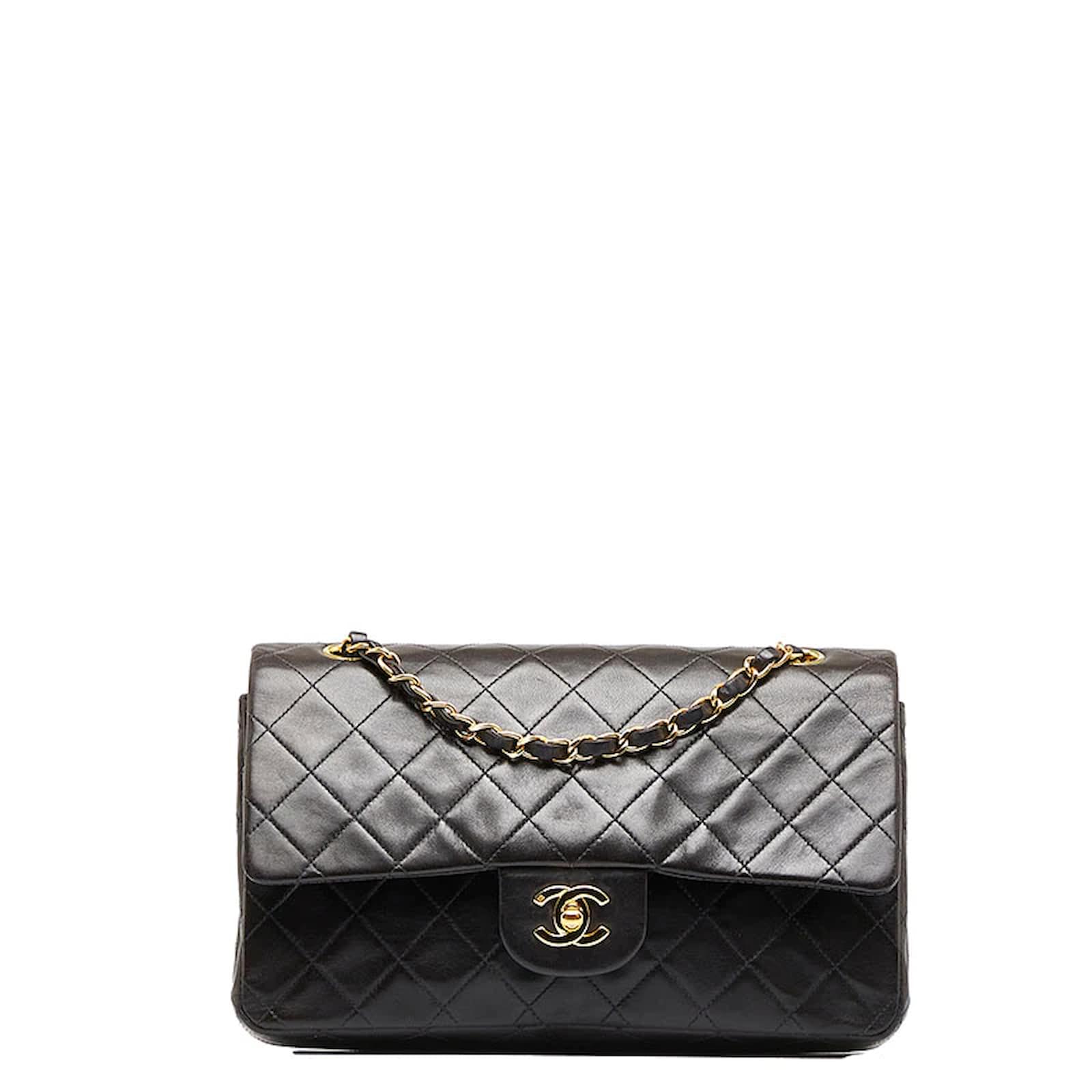 Chanel Medium Classic lined Flap Bag Black Pony-style calfskin ref.988331 -  Joli Closet