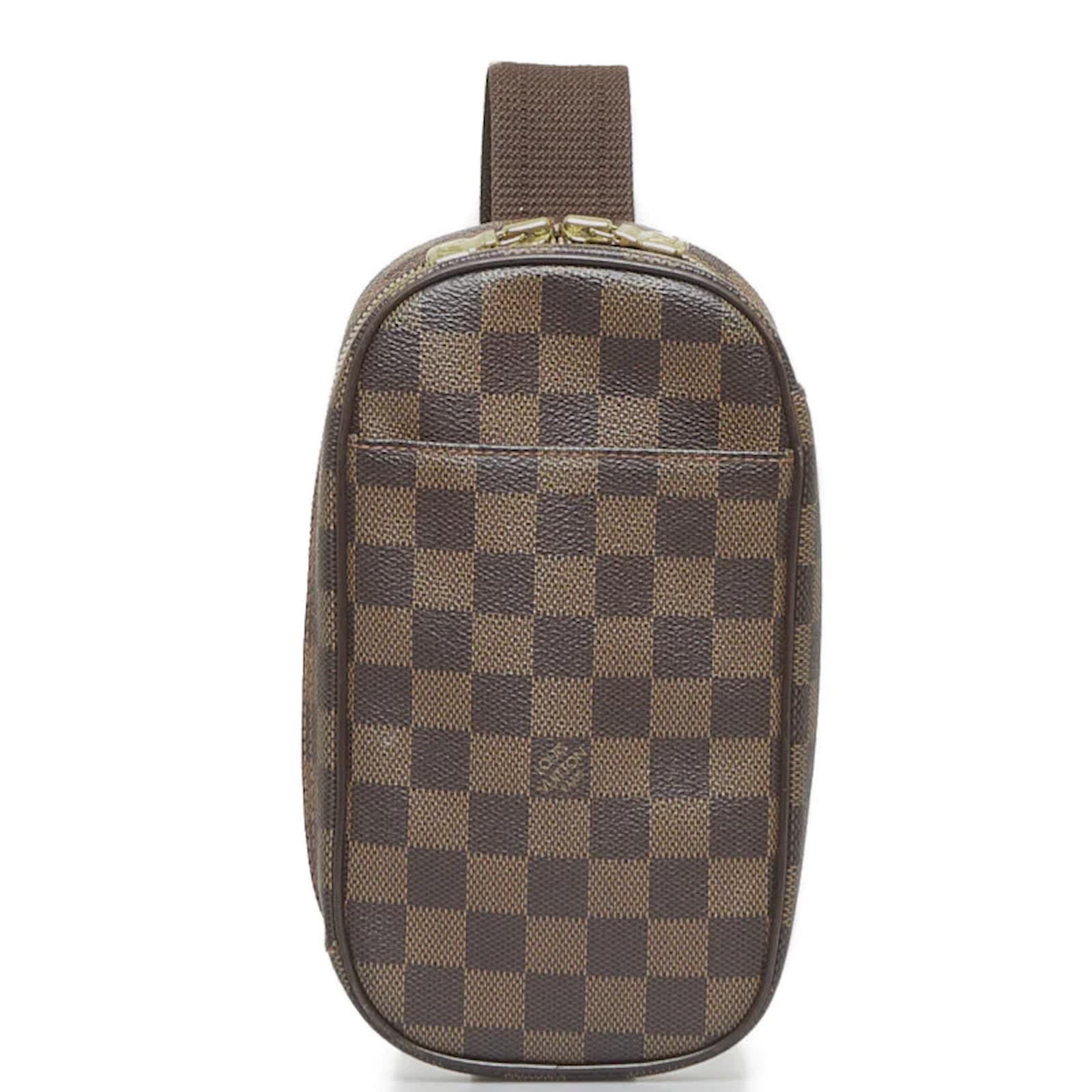Louis Vuitton Cosmetic Pouch Brown Damier Ebene Canvas Clutch [Guaranteed  Authentic] - Brown
