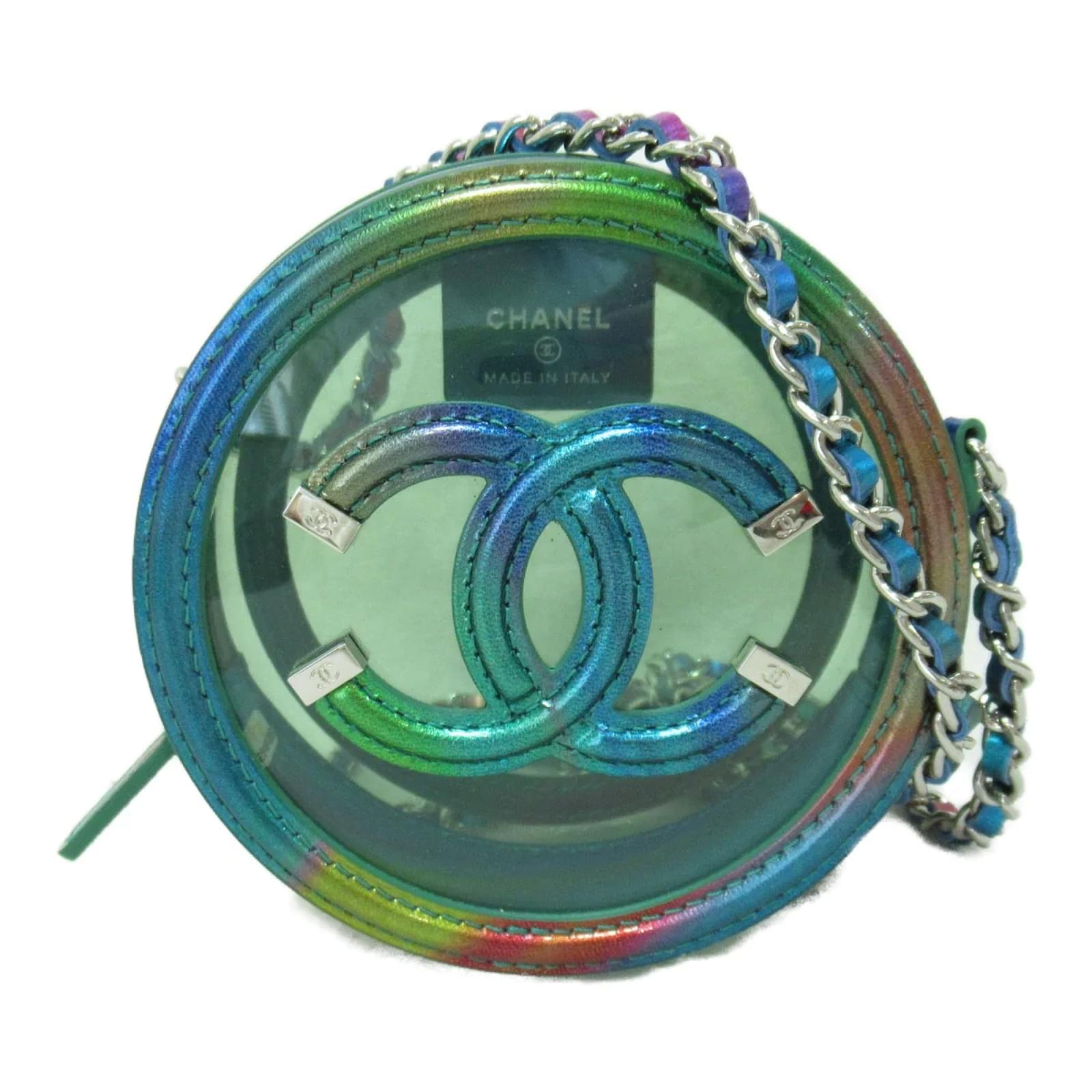Chanel CC Round Chain Crossbody Bag Plastic ref.988547 - Joli Closet