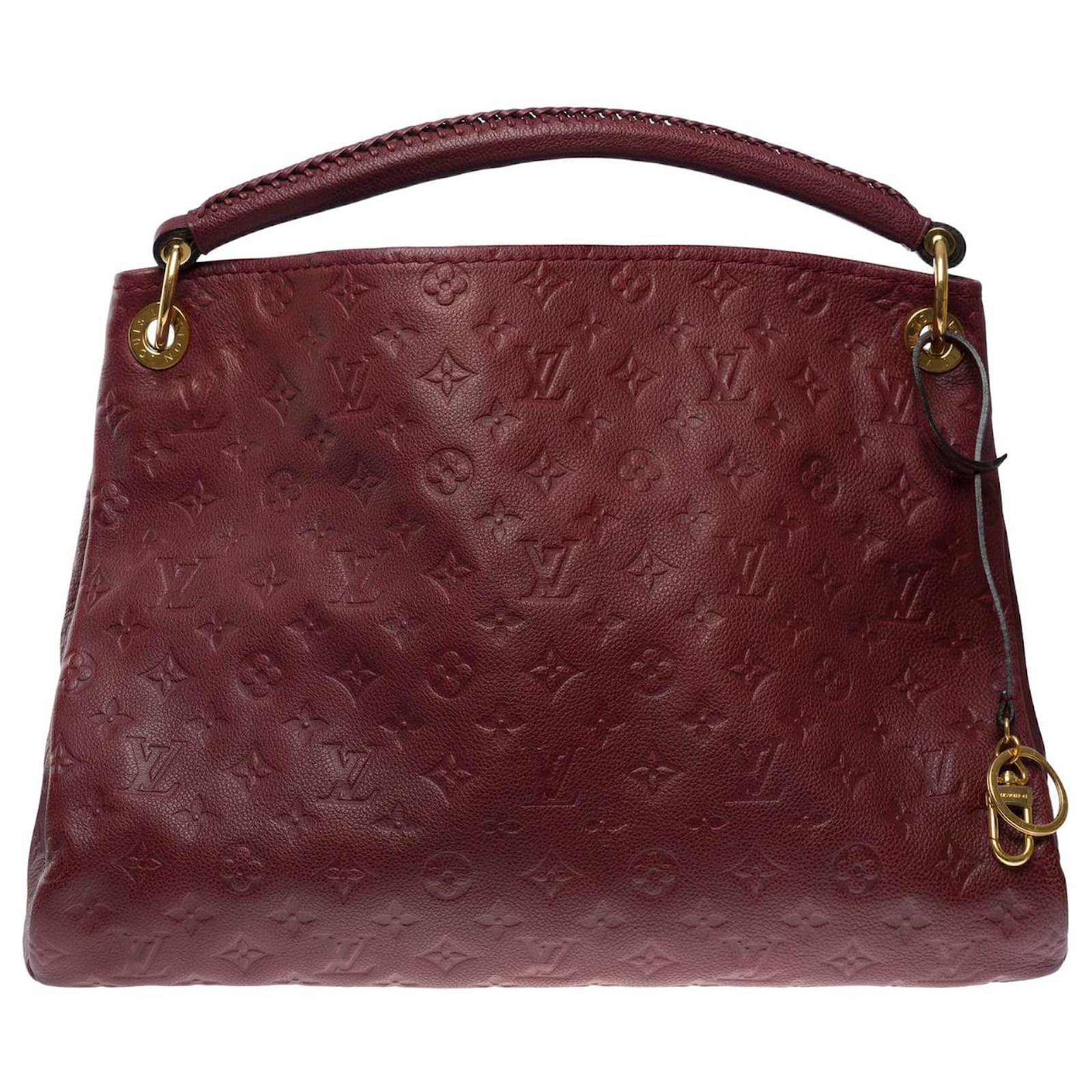 LOUIS VUITTON Artsy Bag in Burgundy Leather - 101294 Dark red ref.988894 -  Joli Closet