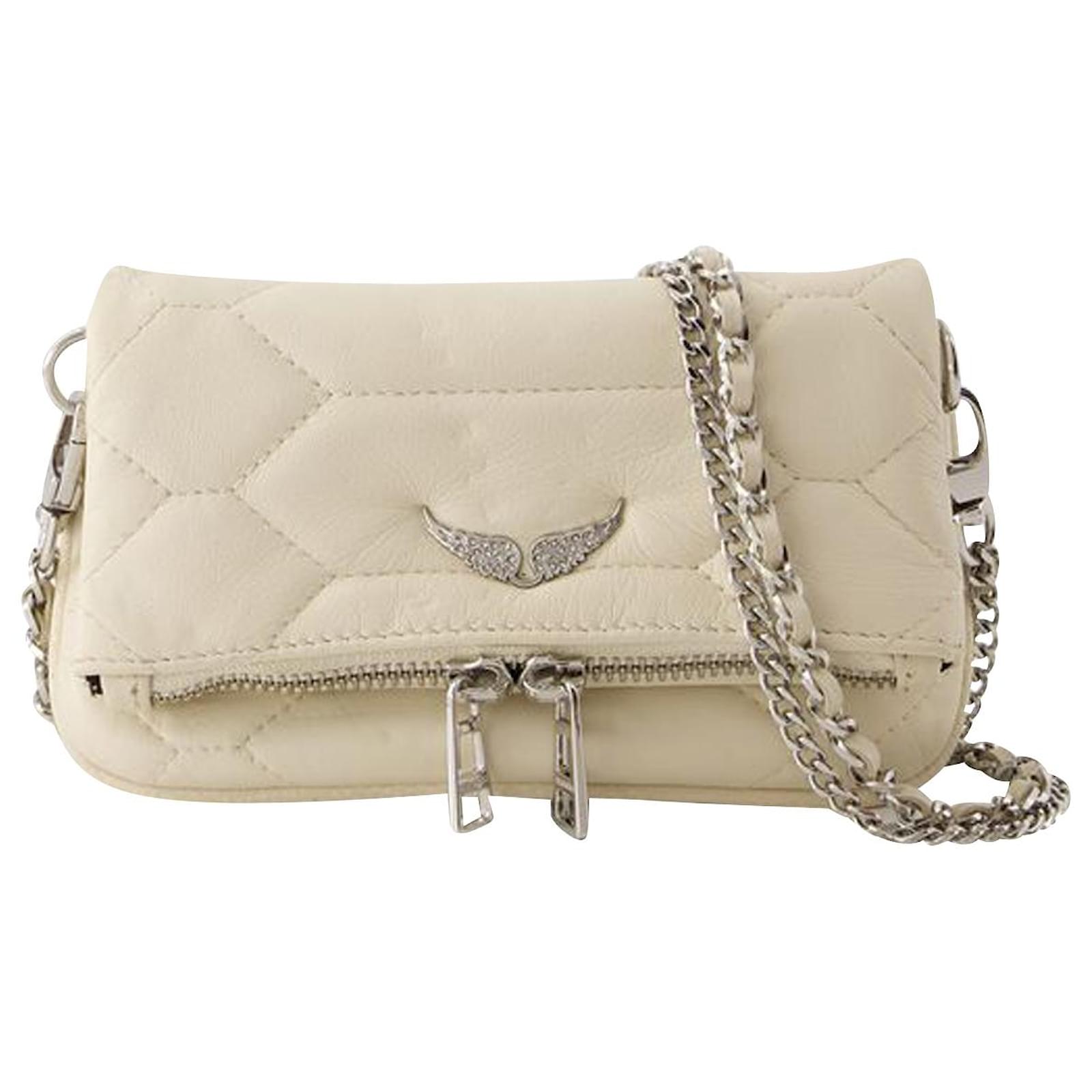 Hobo Rock Nano Bag - Zadig & Voltaire - Leather - White