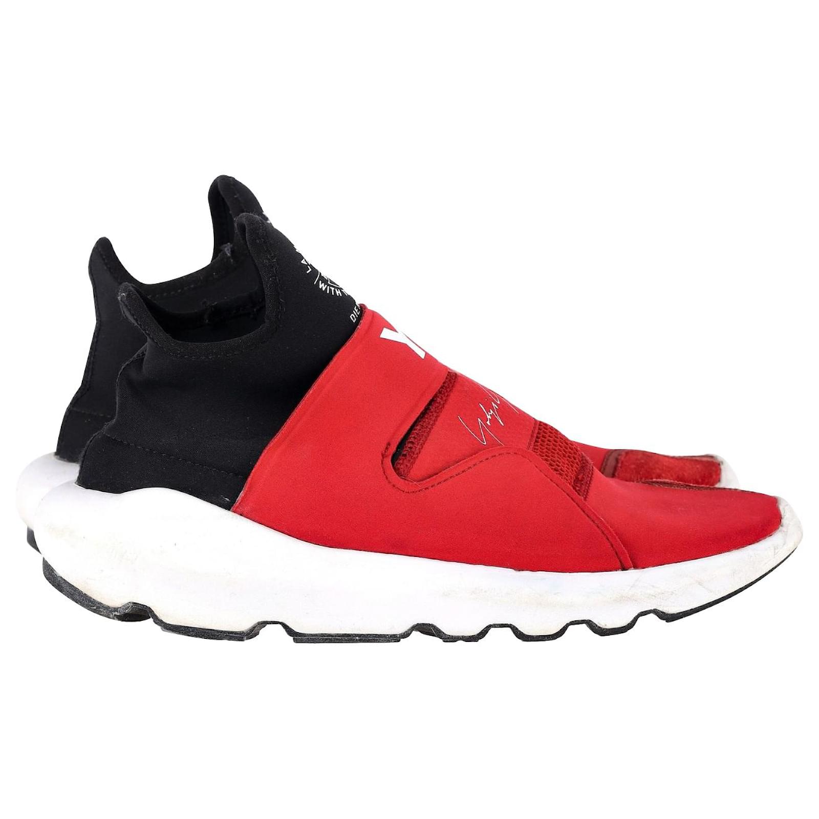 Y3 Adidas Y-3 Suberou Sneakers in Red Neoprene Synthetic ref.JC989816  (Sold) - Joli Closet
