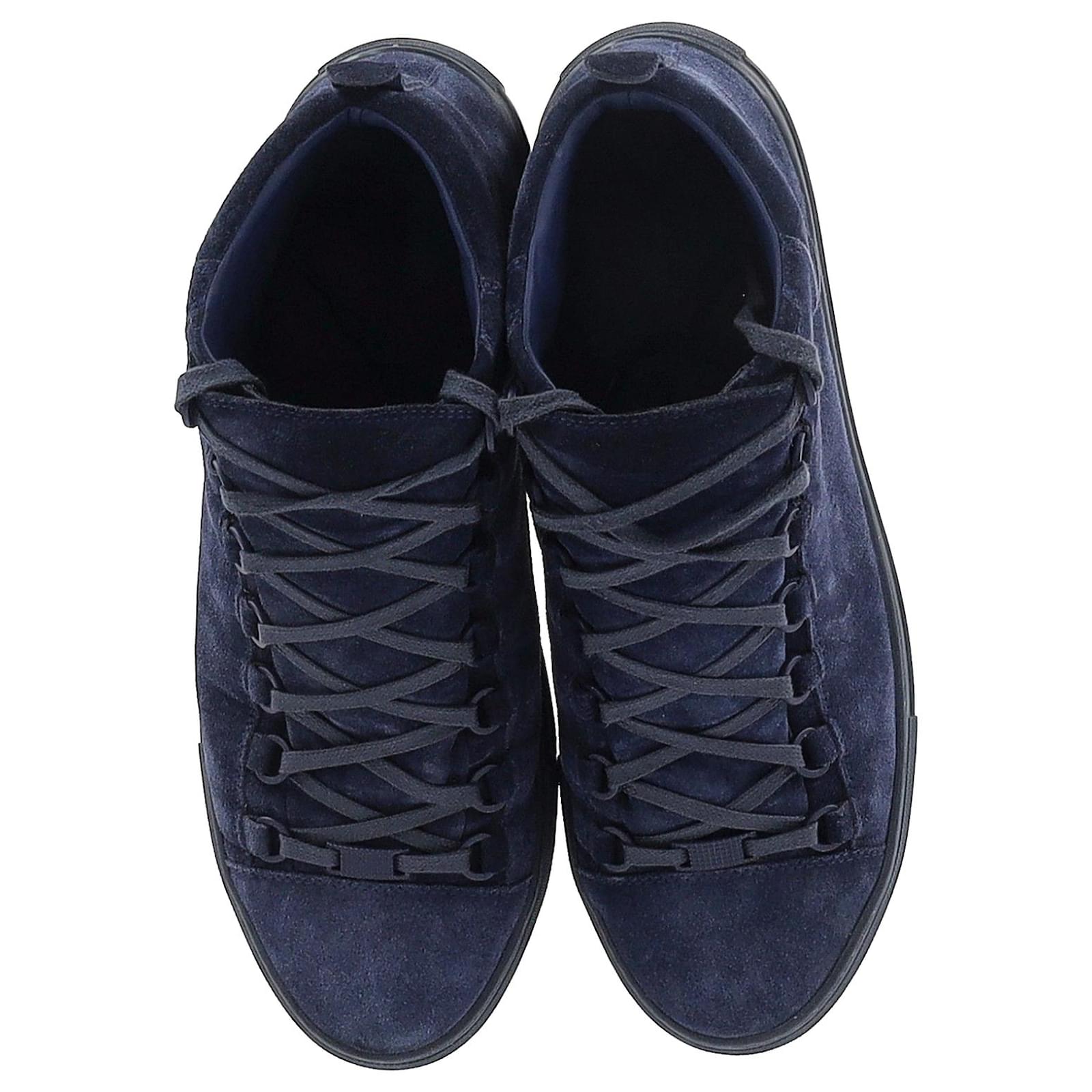 Balenciaga High-top Sneakers in Navy Blue ref.990075 - Joli Closet