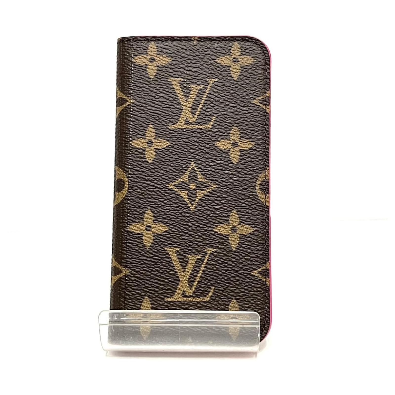 Capa iphone Louis Vuitton Marrom Lona ref.990192 - Joli Closet