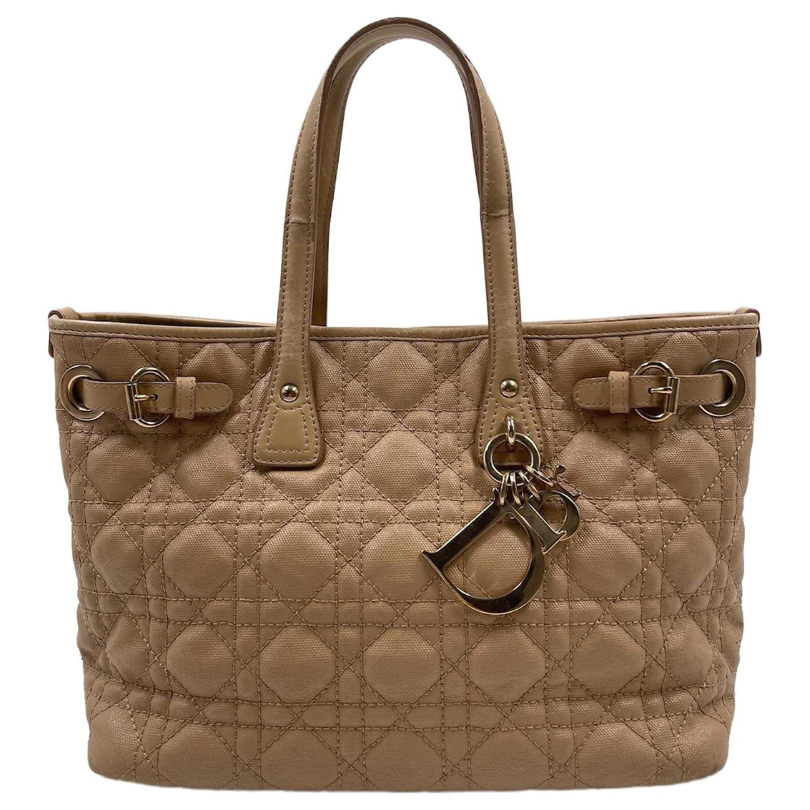 100 % Authentic Christian Dior Lady Dior Cannage nylon handbag