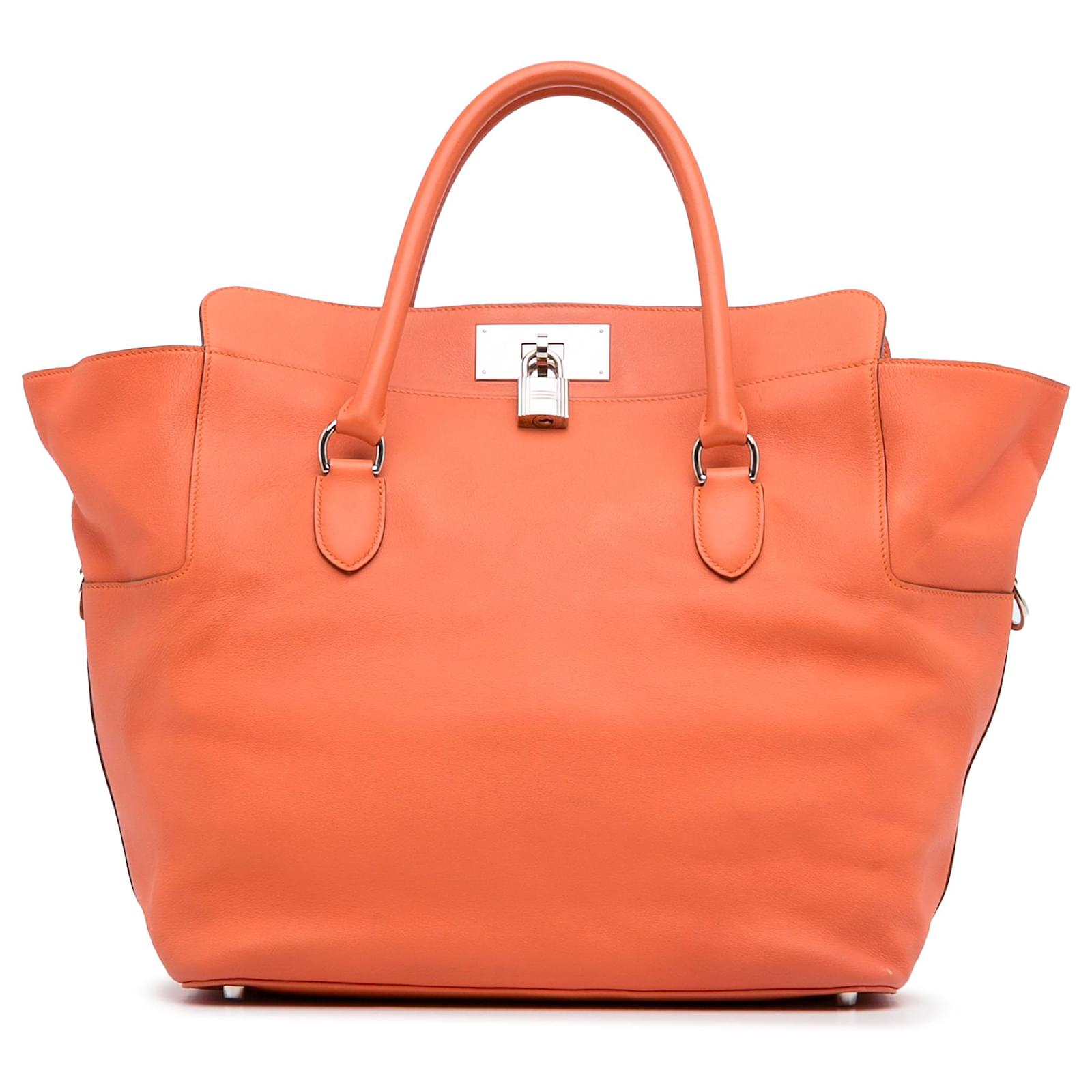 Borsa Hermes Bolide 35 cm in pelle Swift rossa