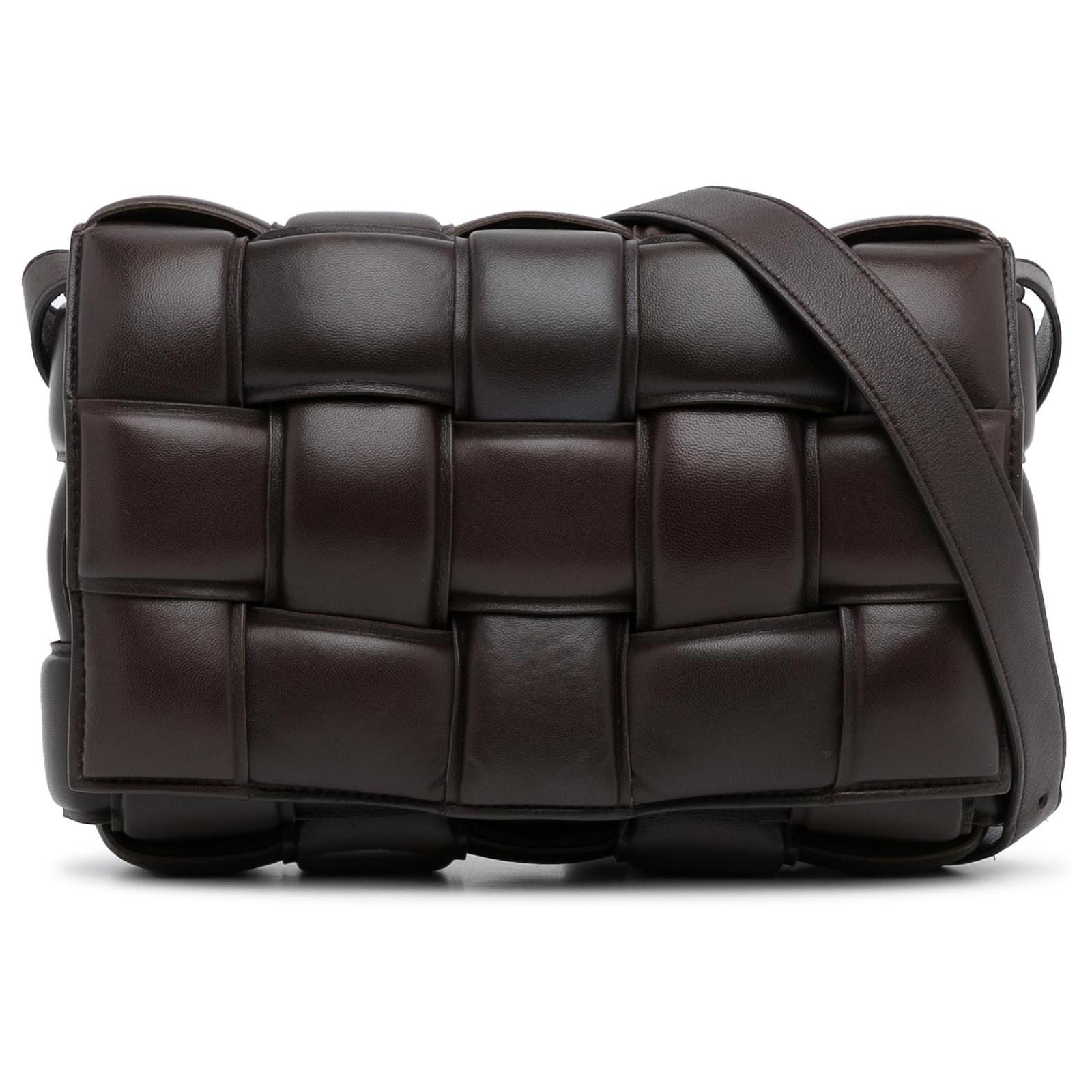 Bottega Veneta Brown Padded Leather Cassette Shoulder Bag Bottega