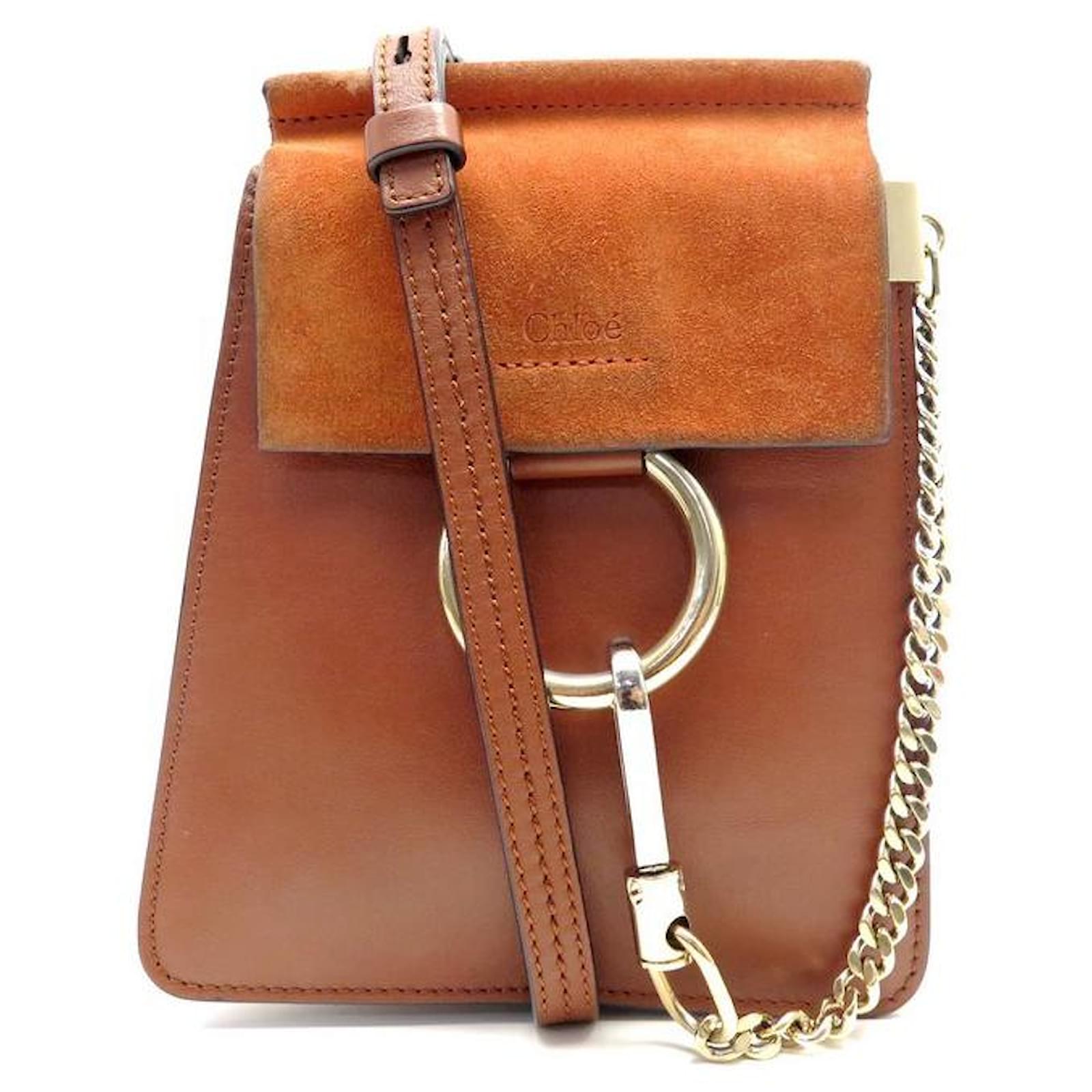 CHLOÉ Small Faye Leather Crossbody Bag