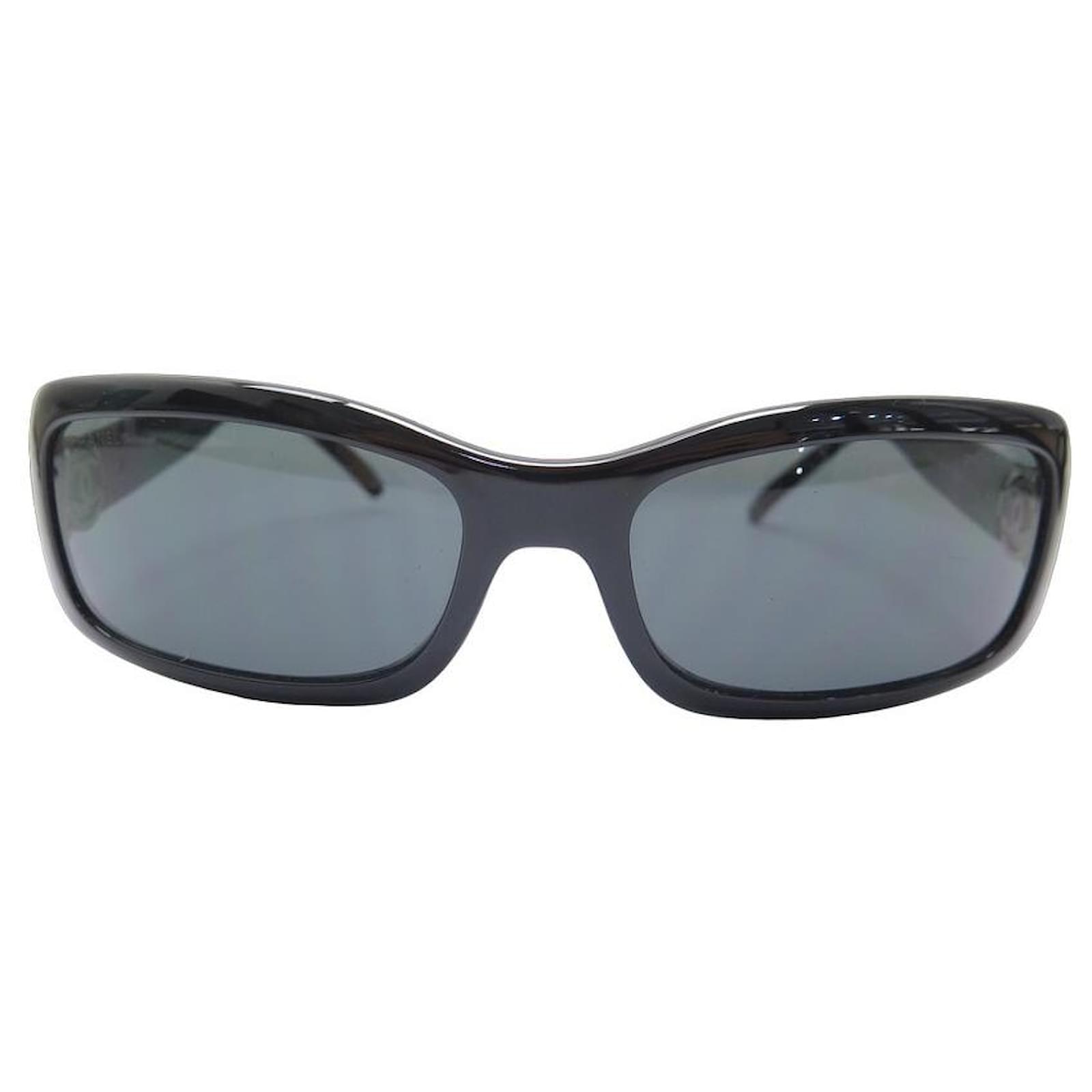 Chanel sunglasses 6024 BLACK PLASTIC CC LOGO BLACK SUNGLASSES