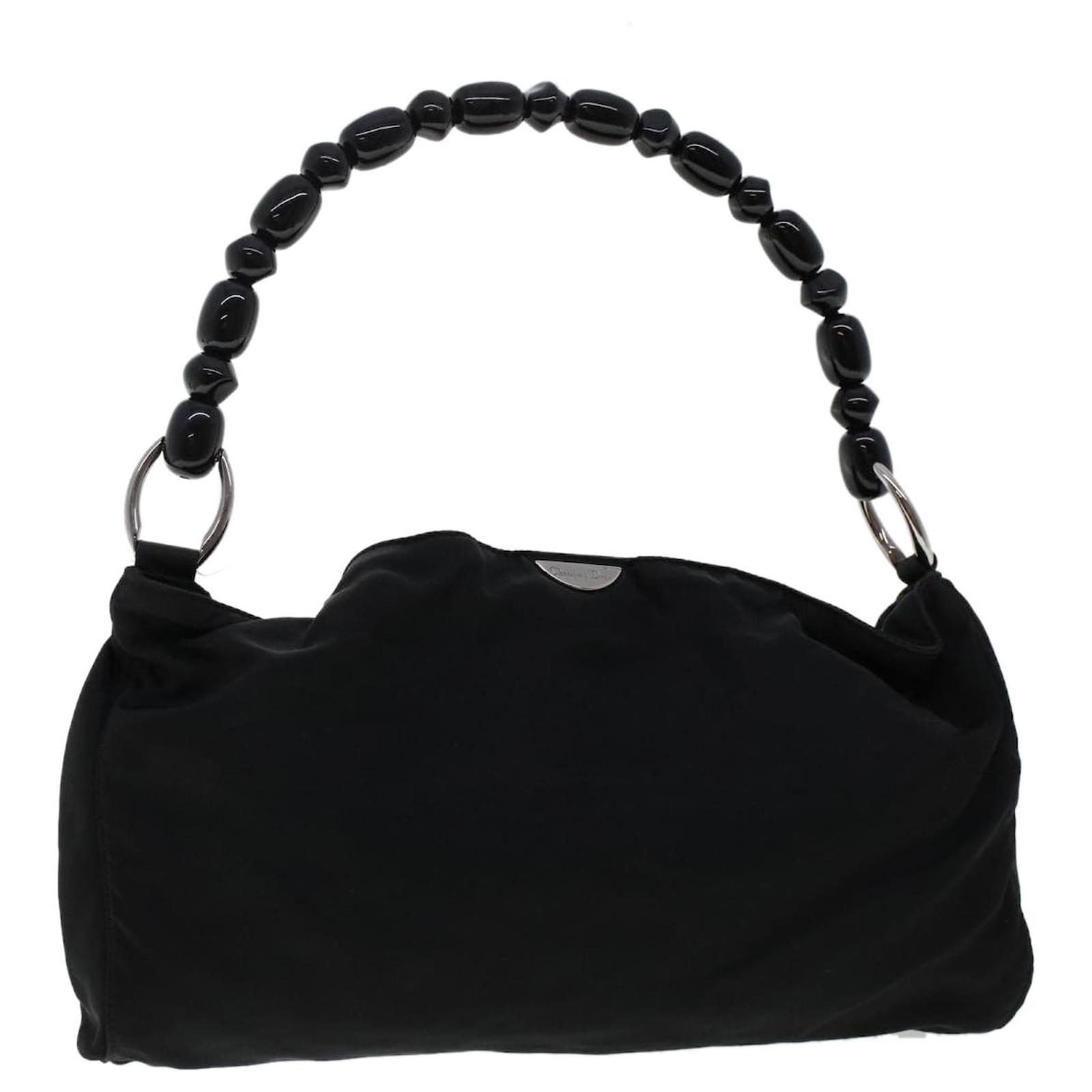 Christian Dior Handbags - Maris Pearl Black Patent Leather Bag