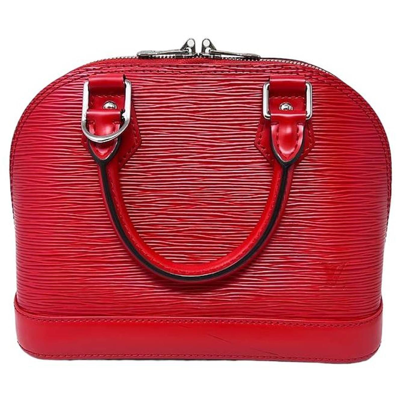 Alma Louis Vuitton Handbags Red Leather ref.992598 - Joli Closet