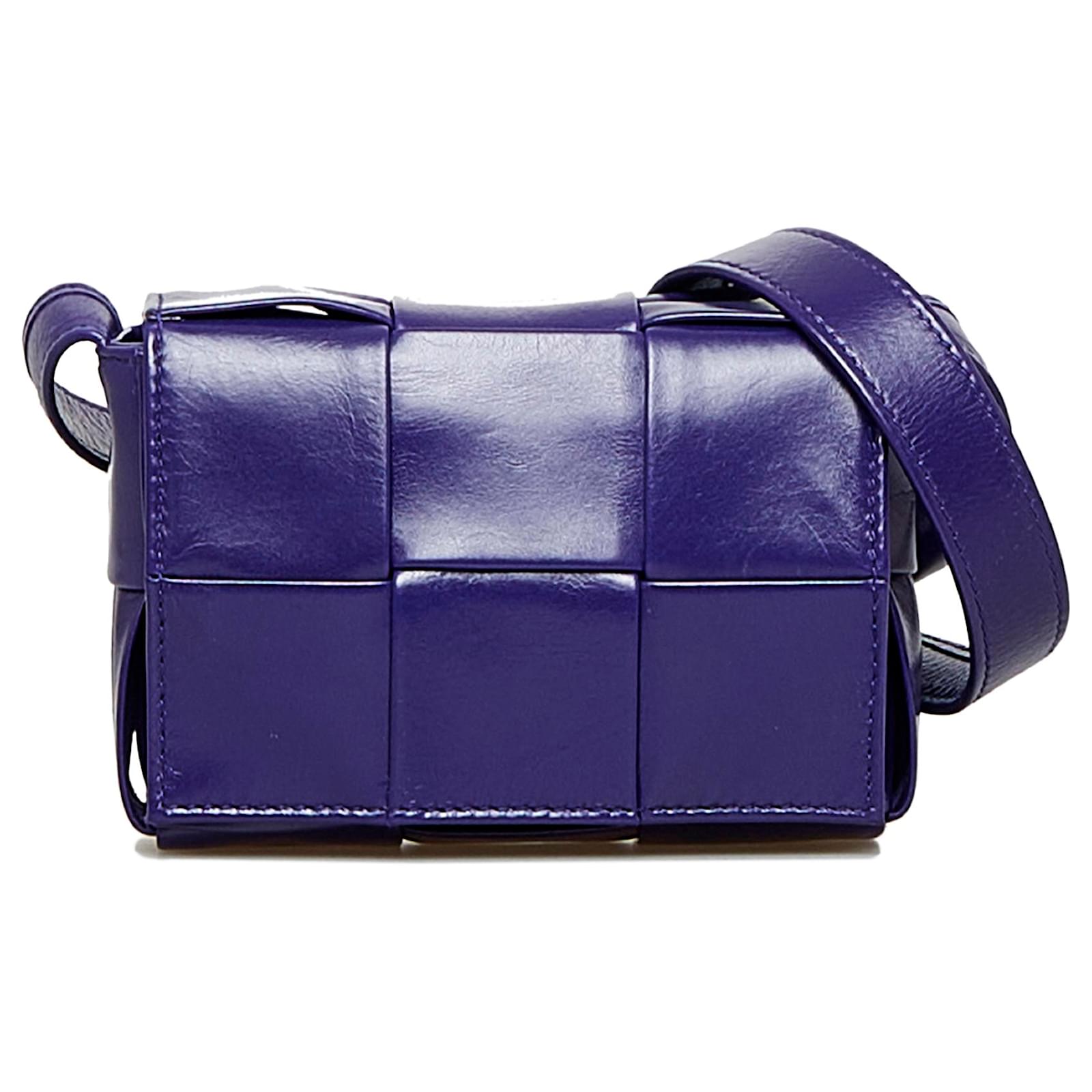 Bottega Veneta Purple Maxi Intrecciato Candy Cassette Leather Pony-style  calfskin ref.992795 - Joli Closet