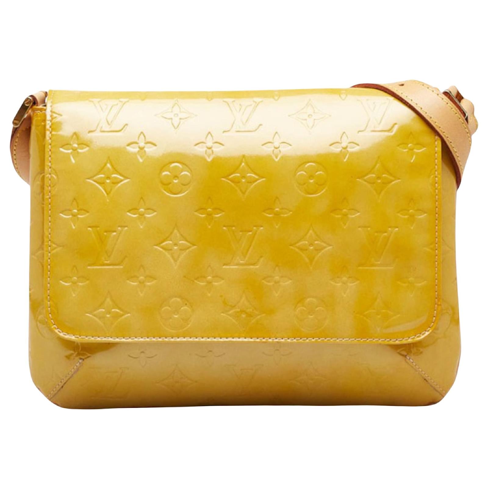 Louis Vuitton Thompson Street Yellow Patent Leather Shoulder Bag (Pre