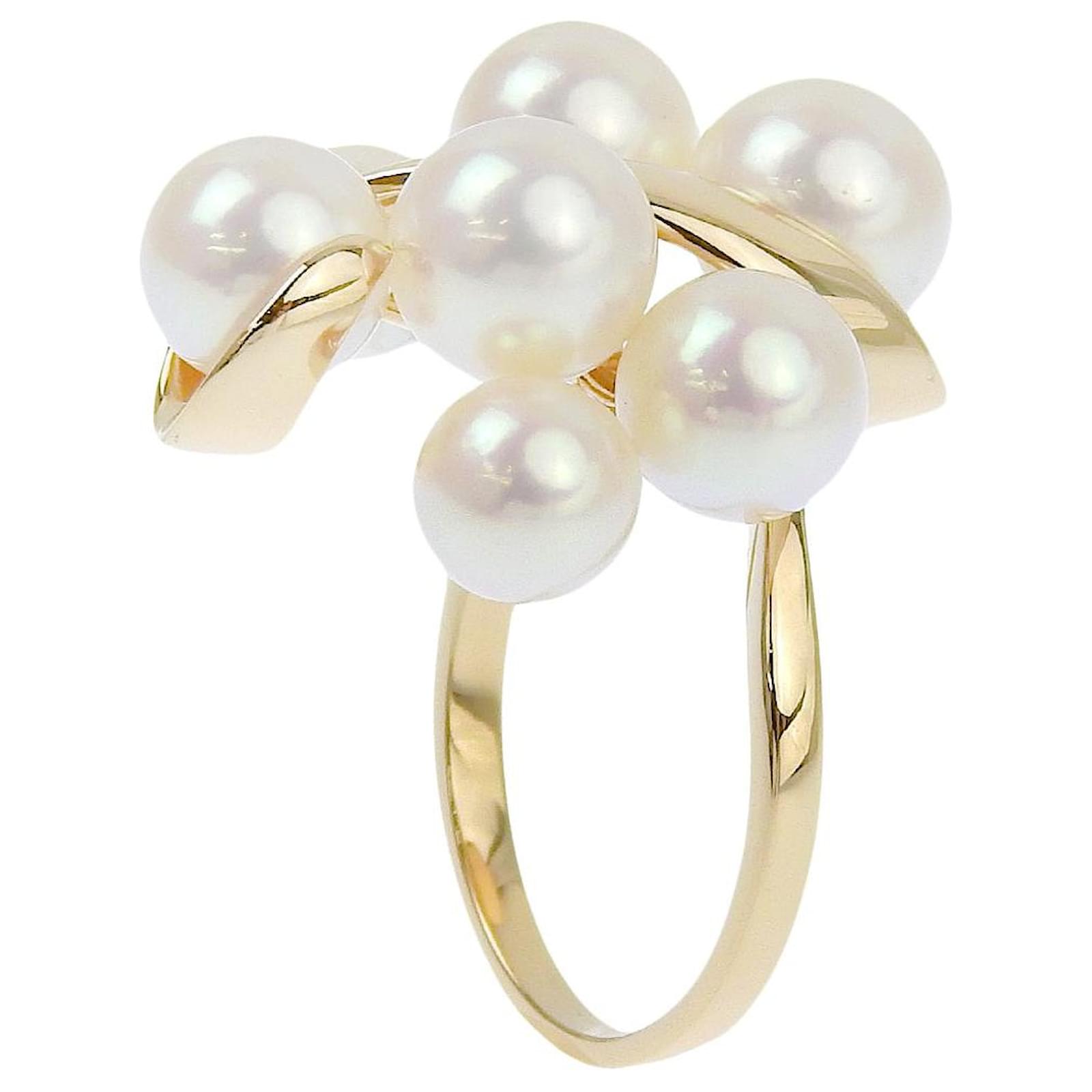 Tasaki Pearl Golden Yellow gold ref.993167 - Joli Closet