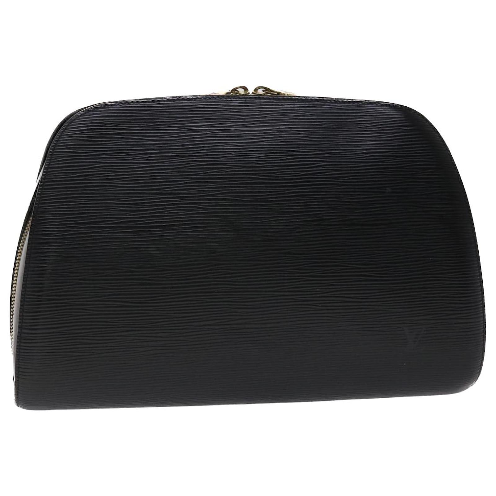 LOUIS VUITTON Epi Dauphine Leather Cosmetics Pouch Makeup Bag in