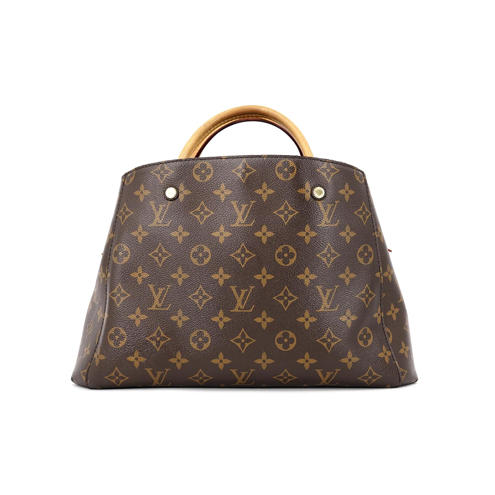 Louis Vuitton Monogram Montaigne MM Brown Cloth ref.994374 - Joli
