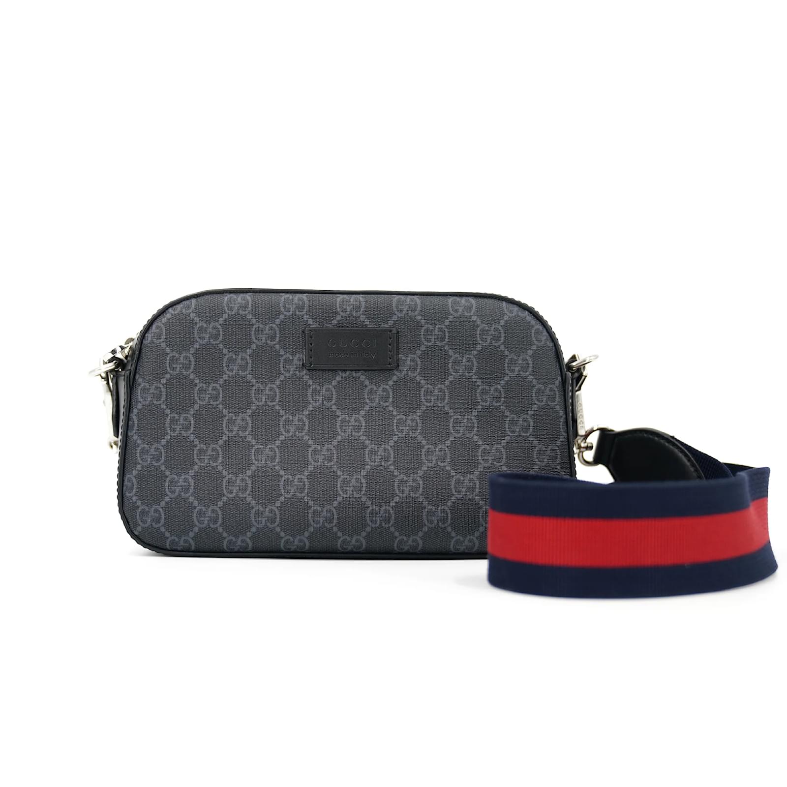 Gucci GG Supreme Crossbody Bag 574886 Grey Cloth ref.994377 - Joli Closet