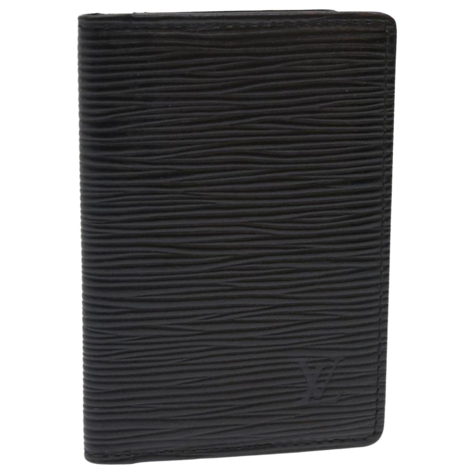 LOUIS VUITTON Epi Organizer De poche Card Case Black M63582 LV Auth 48066  Leather ref.994835 - Joli Closet