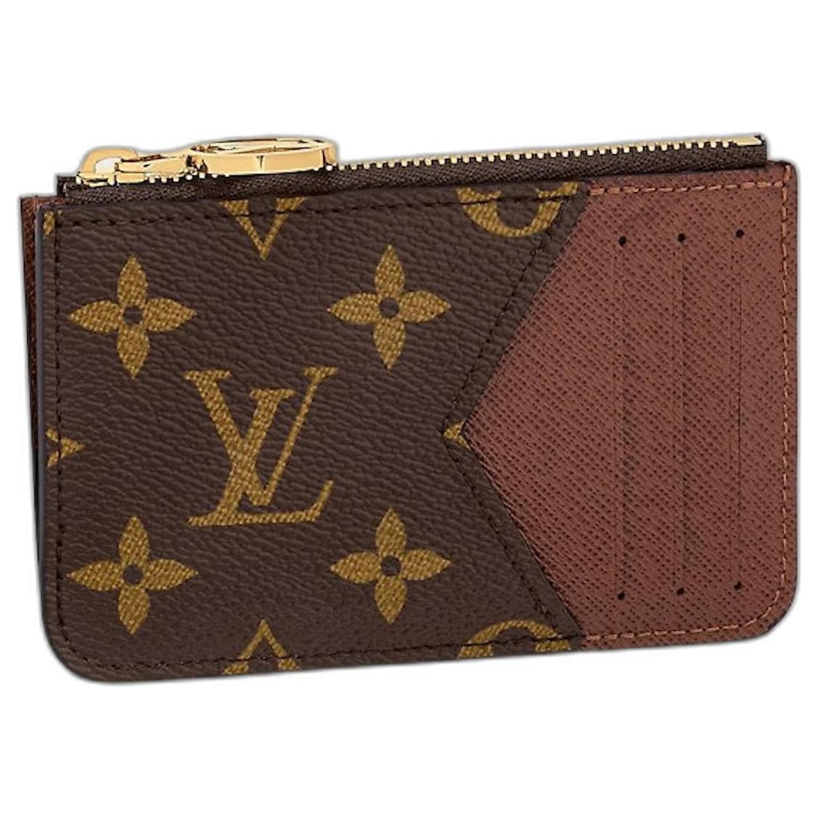 Louis Vuitton Romy Card Holder Monogram Canvas Brown Cloth ref